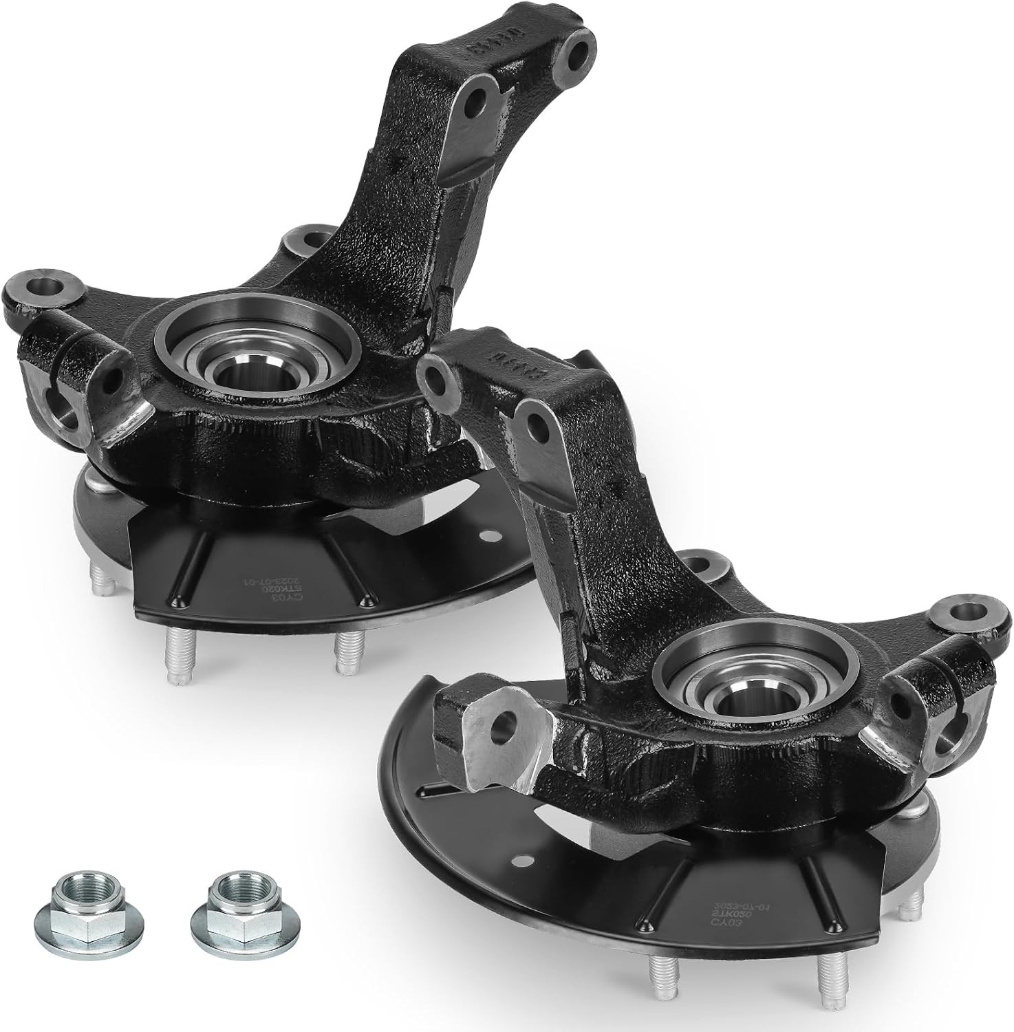 Front Steering Knuckle Hub Ford Escape Mazda Tribute Mercury Pair