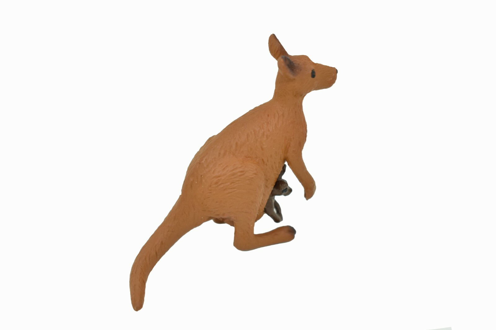 Kangaroo with Baby, Plastic Replica 2 1/2-inch long – F1757 B42