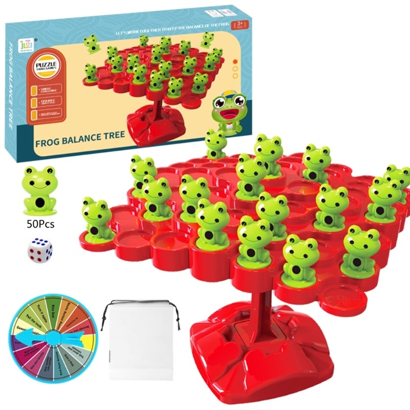 Frog Balance Tree Math Game Kids Preschool Learning Counting Toy