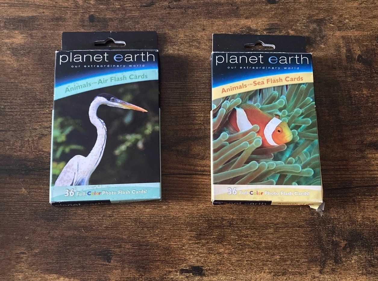 Planet Earth Flash Cards – Animals of the Air & of the Sea 2009 BBC Earth