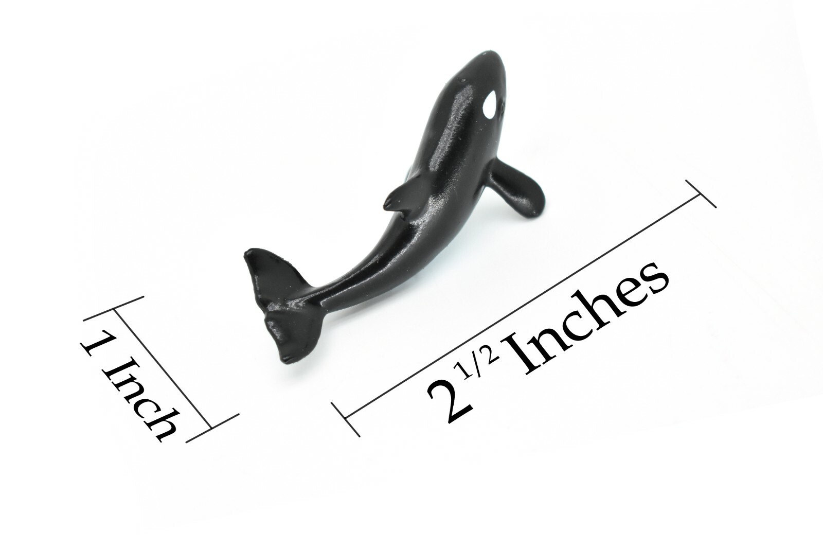 Orca, Killer Whale, Baby, Calf, Very Nice Plastic Replica 2 1/2″ ~ F7033-B5