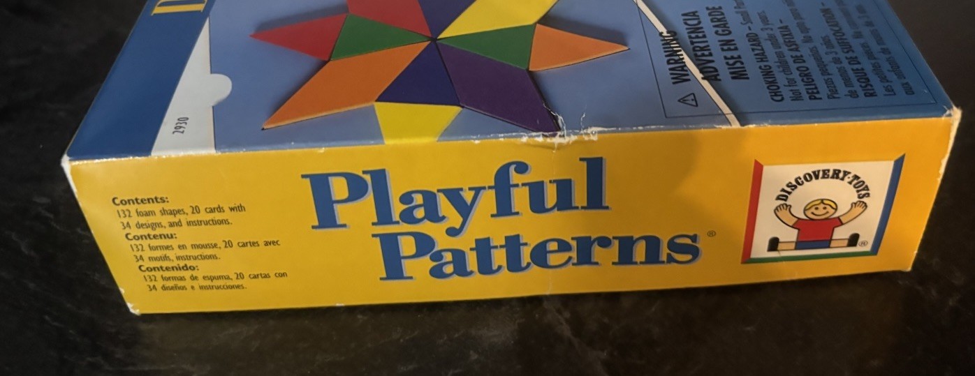 DISCOVERY TOYS design activity PLAYFUL PATTERNS Complete