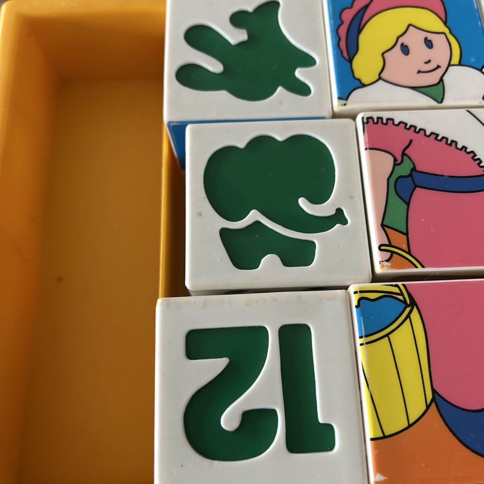 Battat Pre School Learning Blocks Puzzles Shape Sorter Numbers Missing 1 Piece