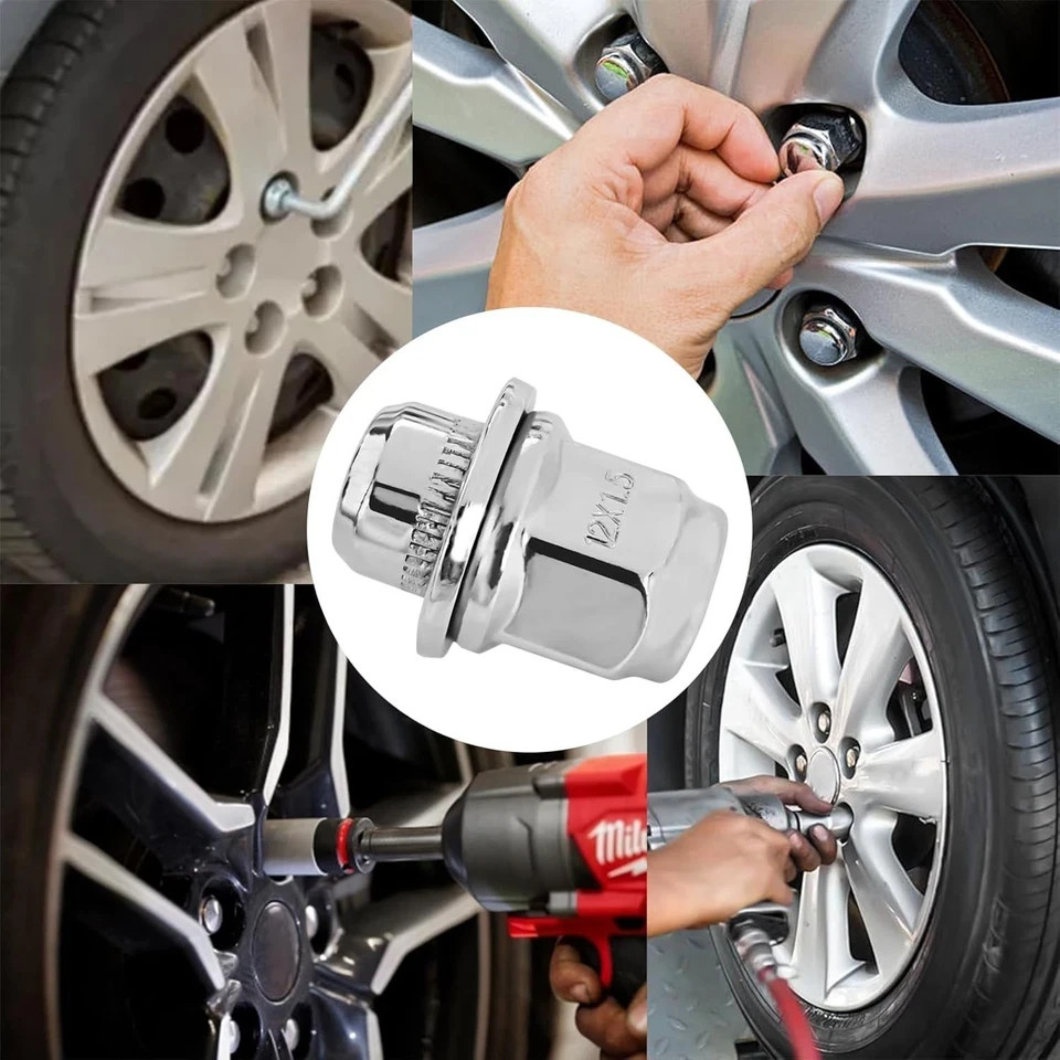M12x1.5 Lug Nuts,One-Piece Wheel Nuts for Toyota Corolla/Prius/Sienna,Lexus RX35