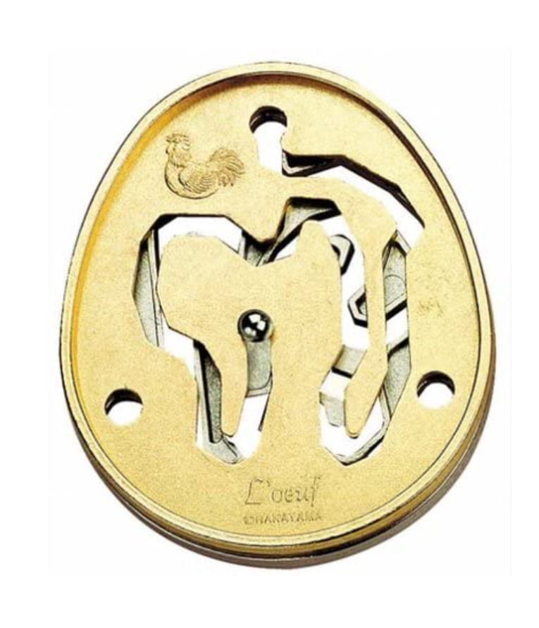 HUZZLE Hanayama Difficulty Level 4 Cast Series Brain Teaser Puzzle ring F/S