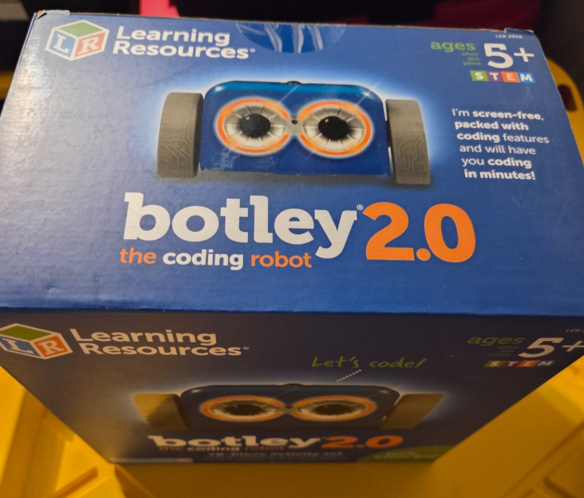 Learning Resources Botley The Coding Robot 2.0 Activity Set – 78 Pieces, Ages 5+