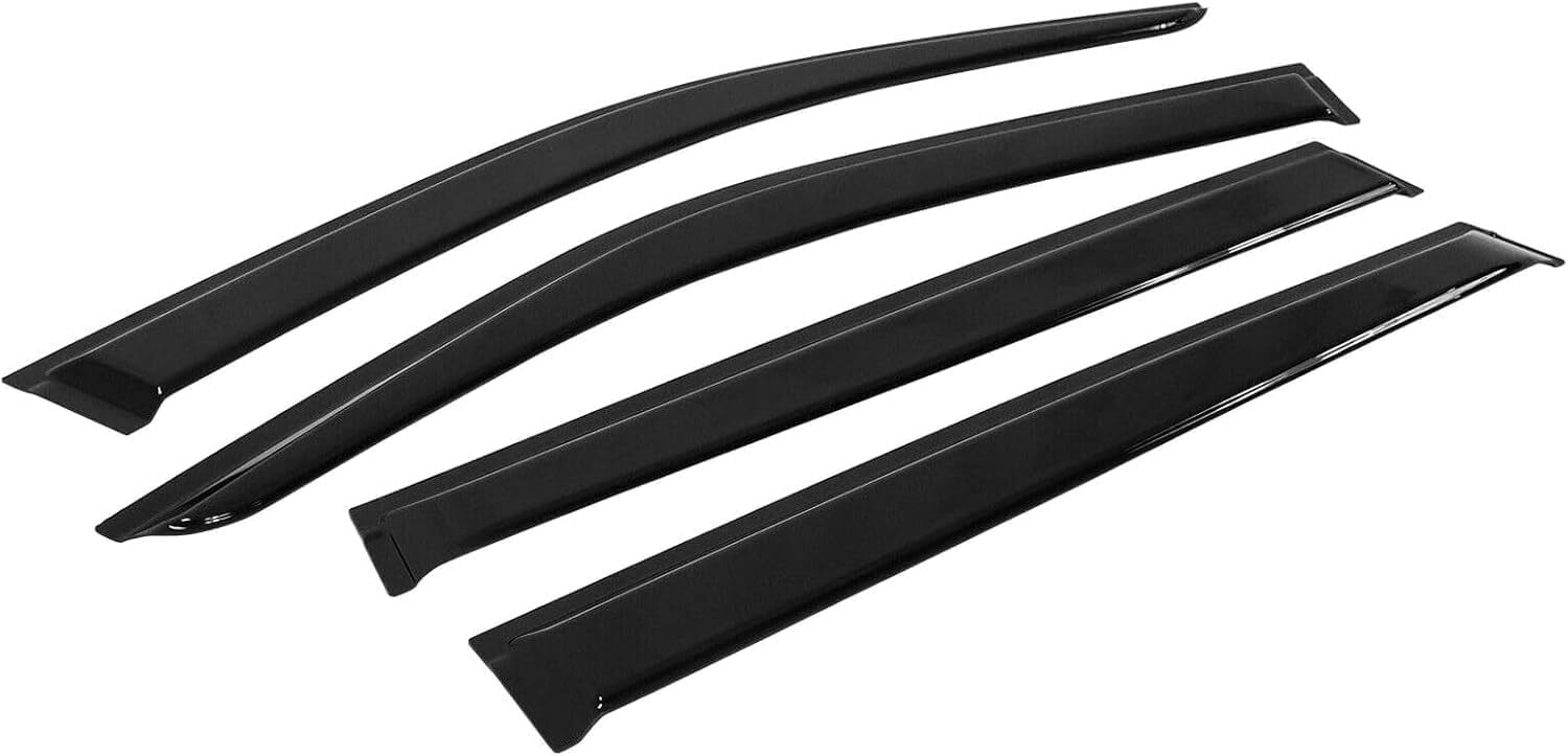 Tape-On Side Rain Guards Suitable for 2021-2024 Volkswagen Taos, Vent Window