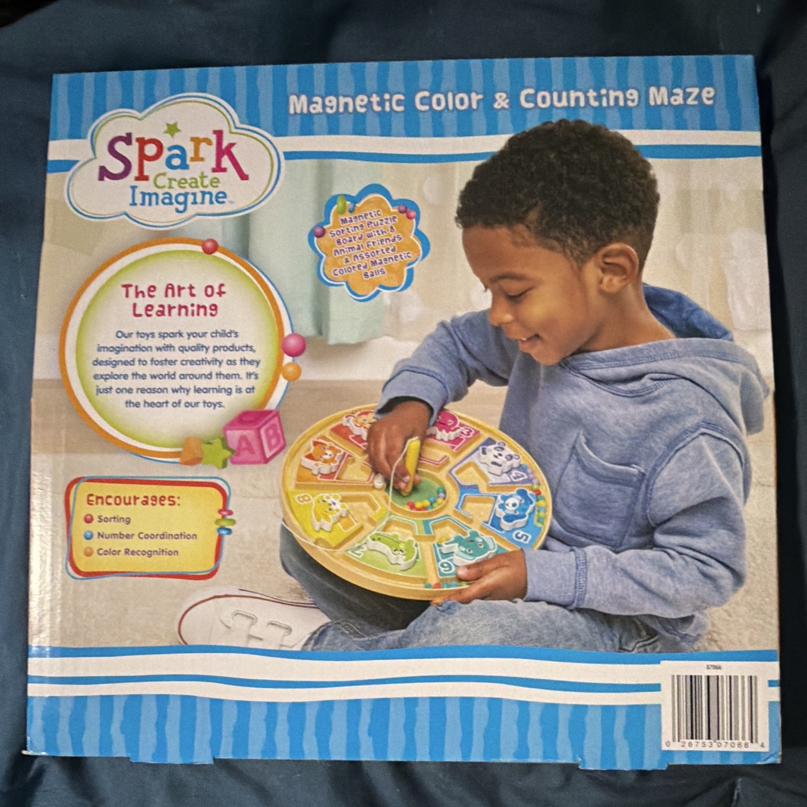 Spark Create Imagine Magnetic Color & Counting Maze, Animals Math, 18m-3y