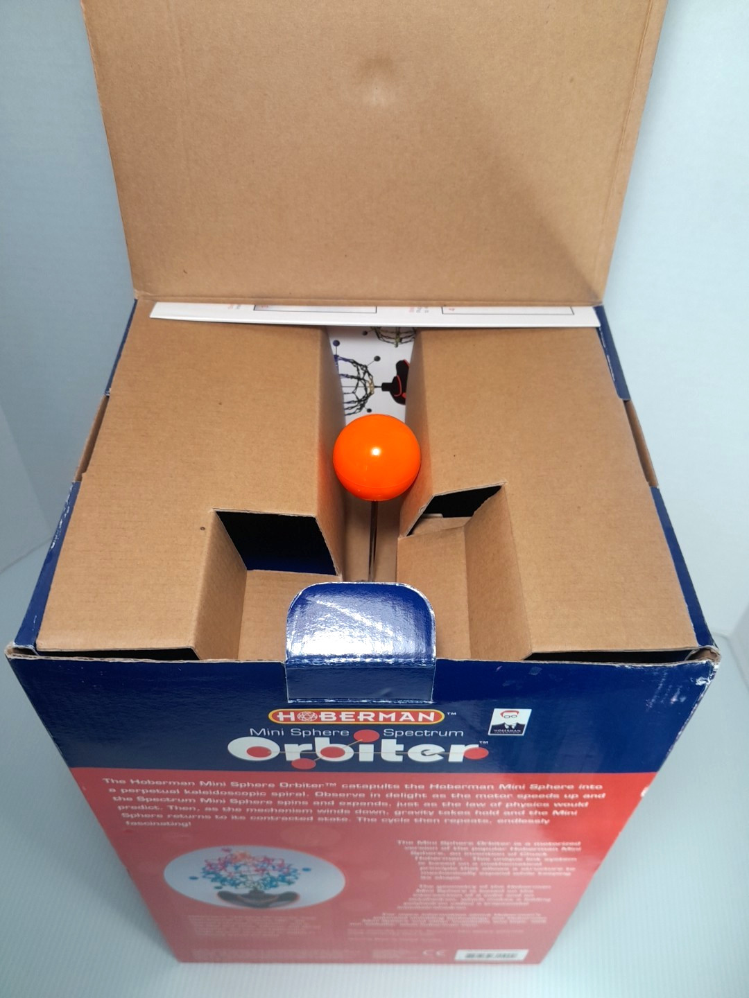 Vtg 2000 Hoberman Mini Sphere Orbiter Educational Toy New Open Box