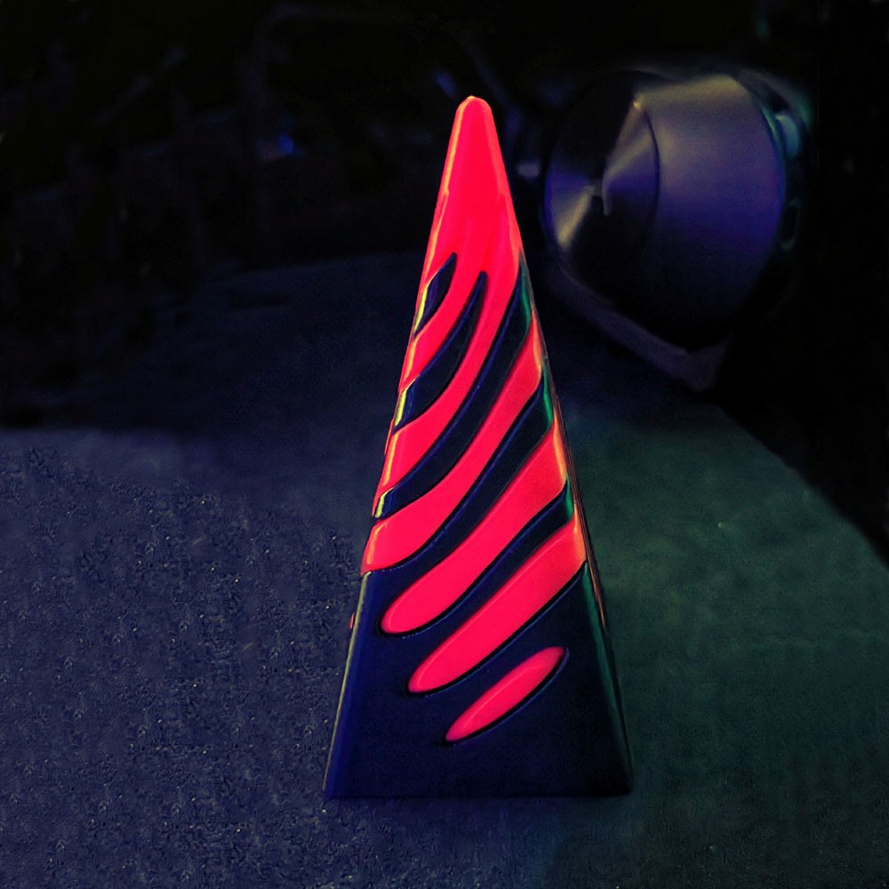 3D Impossible Pyramid Passthrough Sculpture Ancient Art Building Model OY