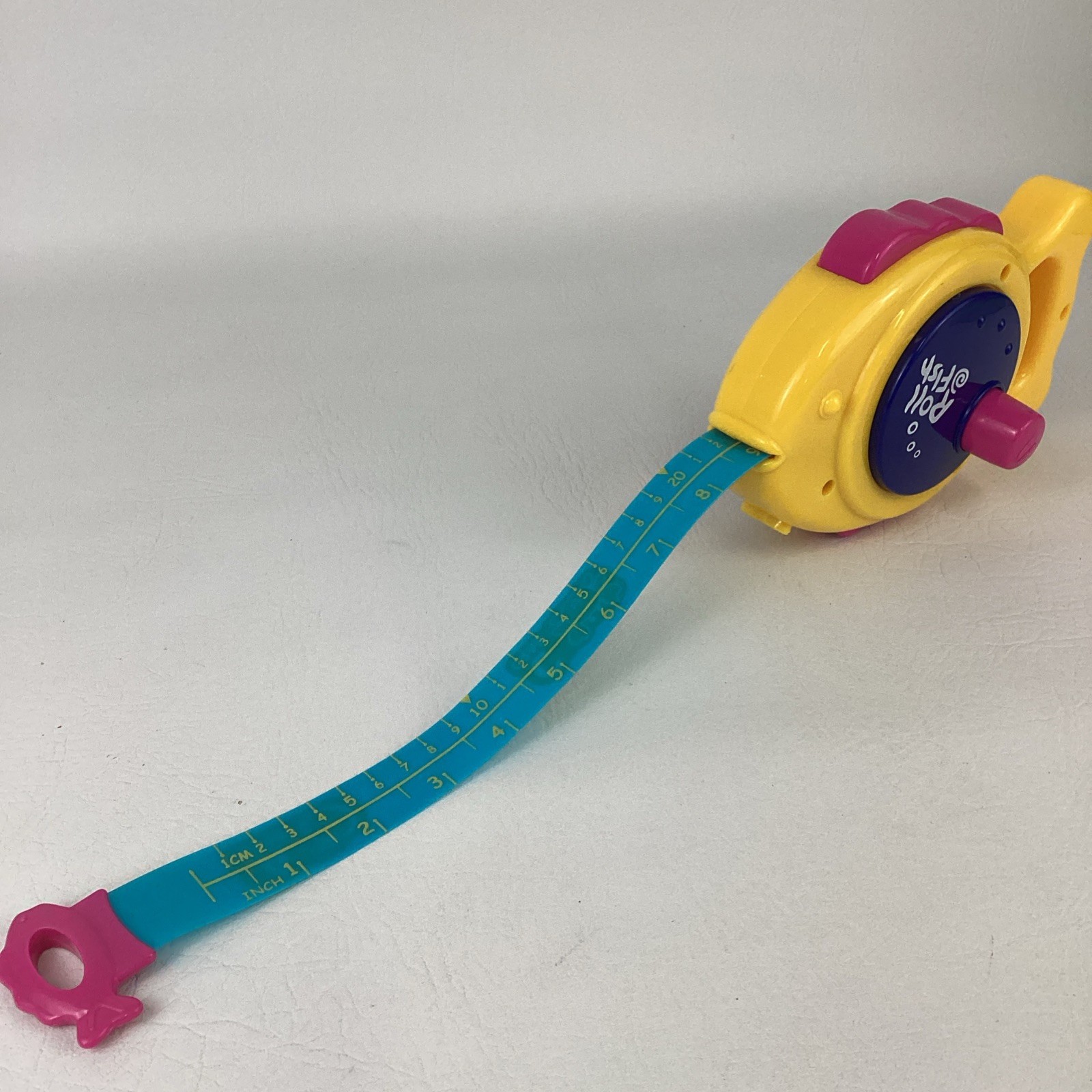 Roll Fish Toy 5 Foot Measuring Tape Alphabet Learn Reel ABCs Handheld Toddler