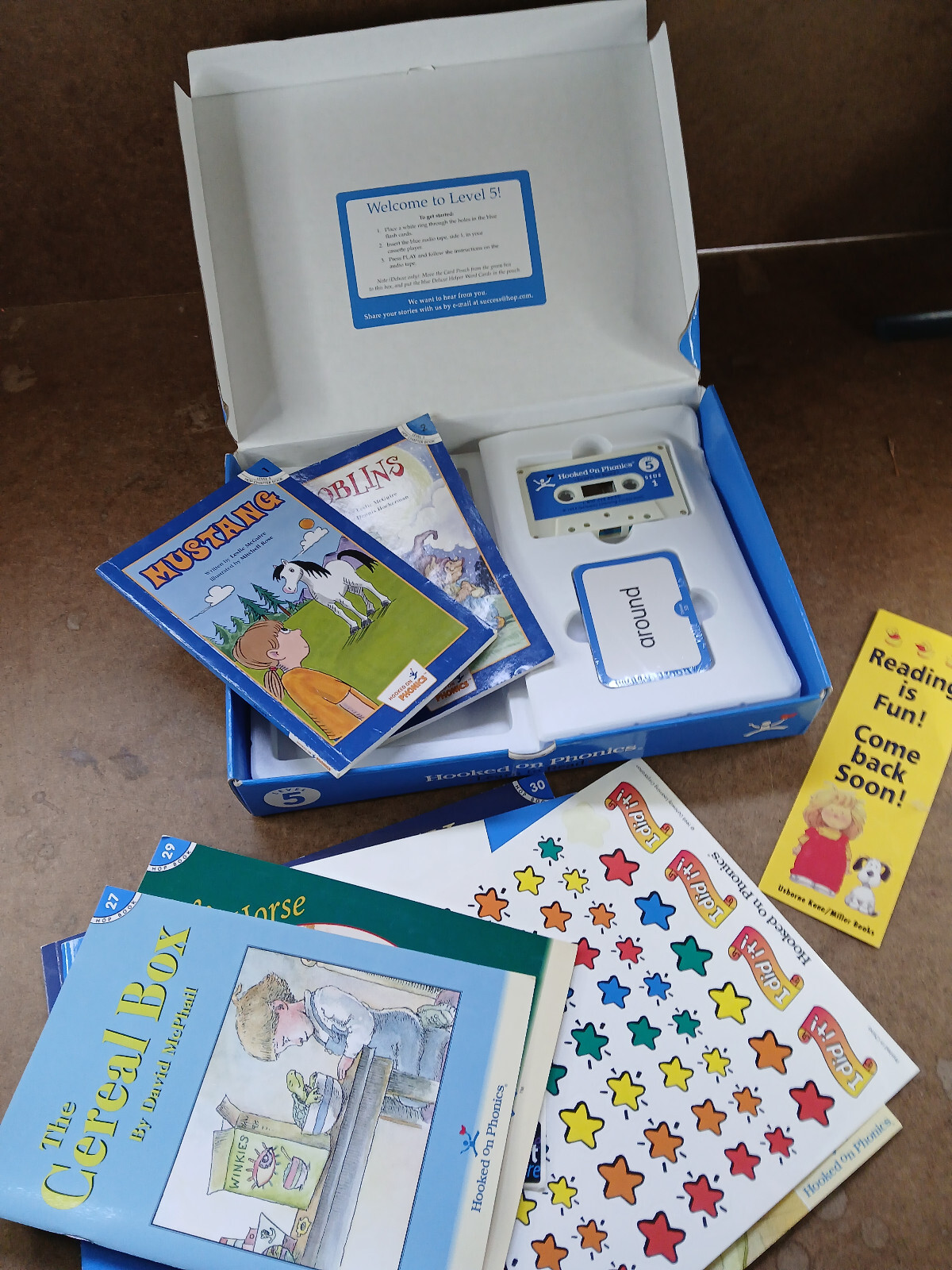 HOOKED ON PHONICS *Incomplete/Replacement Parts Levels 1 2 3 4 5 + Parents Guide