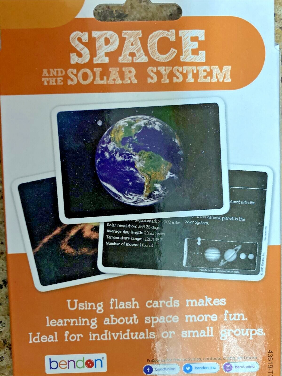 Bendon Animals, Dinosaurs, Landmarks and Space Flash Cards CHOICE – 4 NEW!