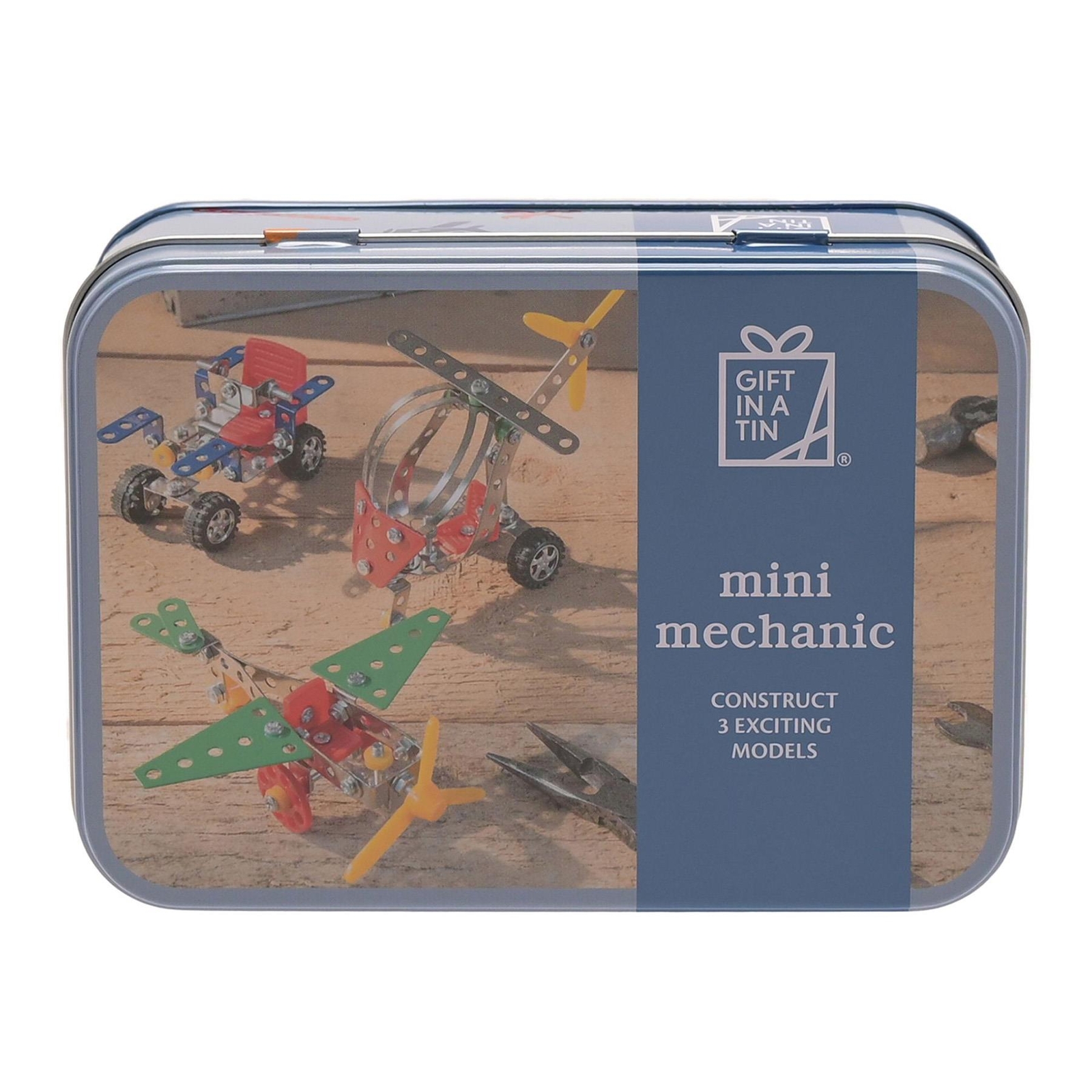 Gift in A Tin Craft / Activity Set Age 8 Mini Mechanic