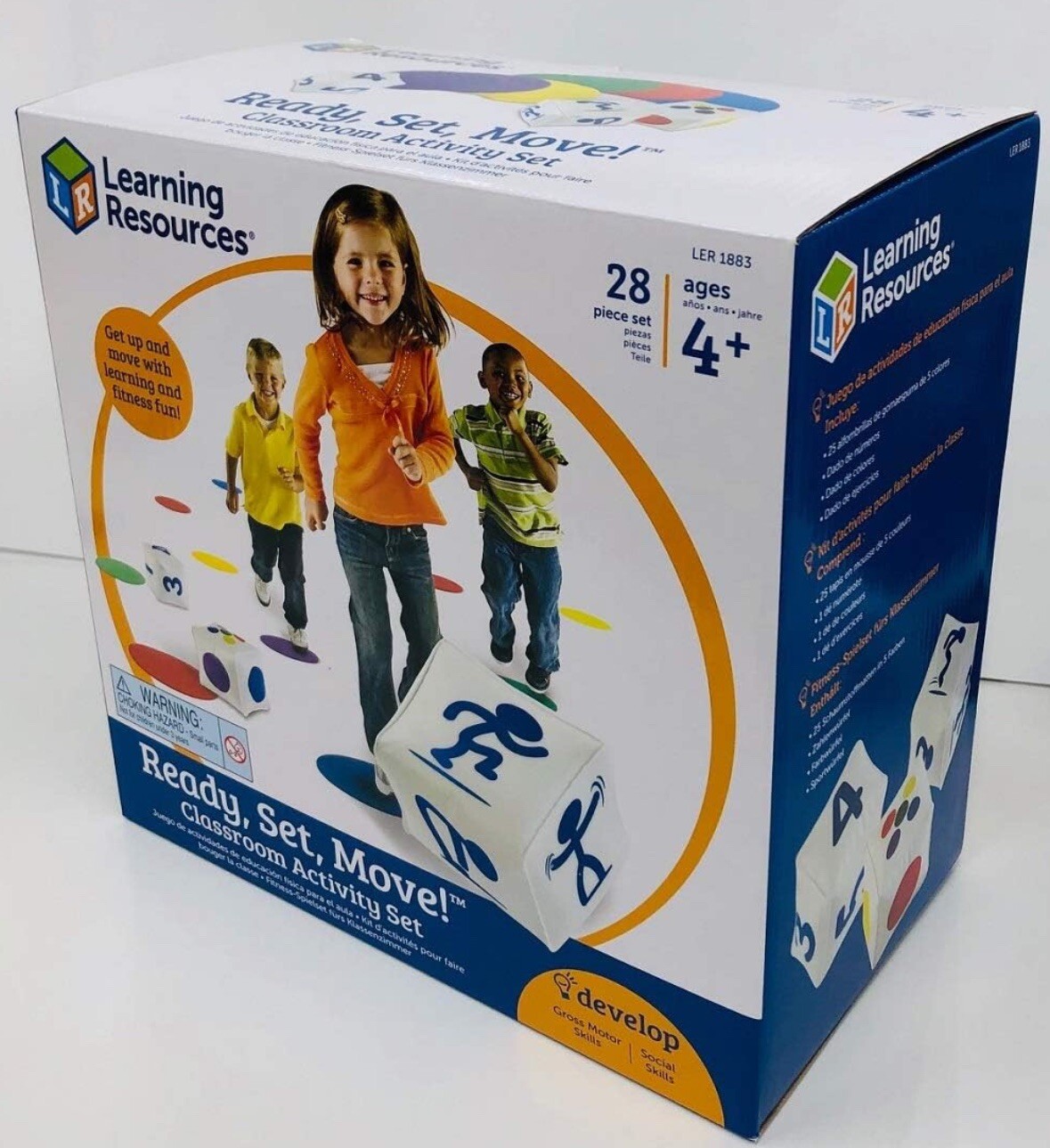 Learning Resources Ready, Set, Move! Classroom Activity Game,…