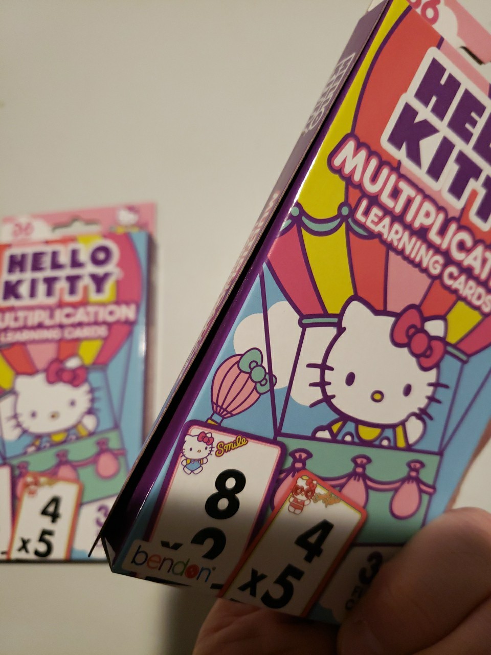 Hello Kitty Math Multiplication Learning 36 Flash Cards 2 Boxes Ages 6+ New