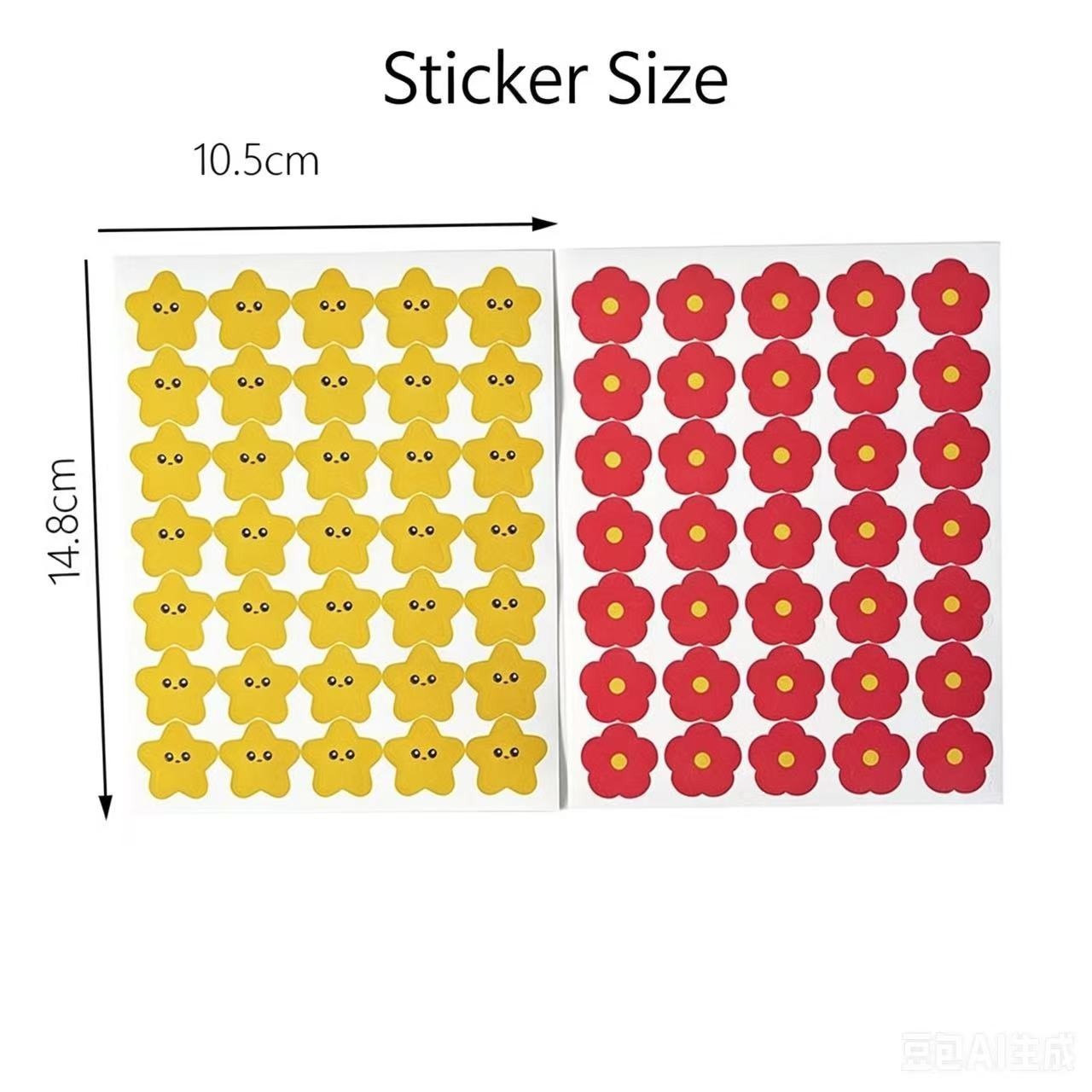 Kids Behavior Reward Chart (Only Rainbow)30 Reward Cards+30 Flower Strickers