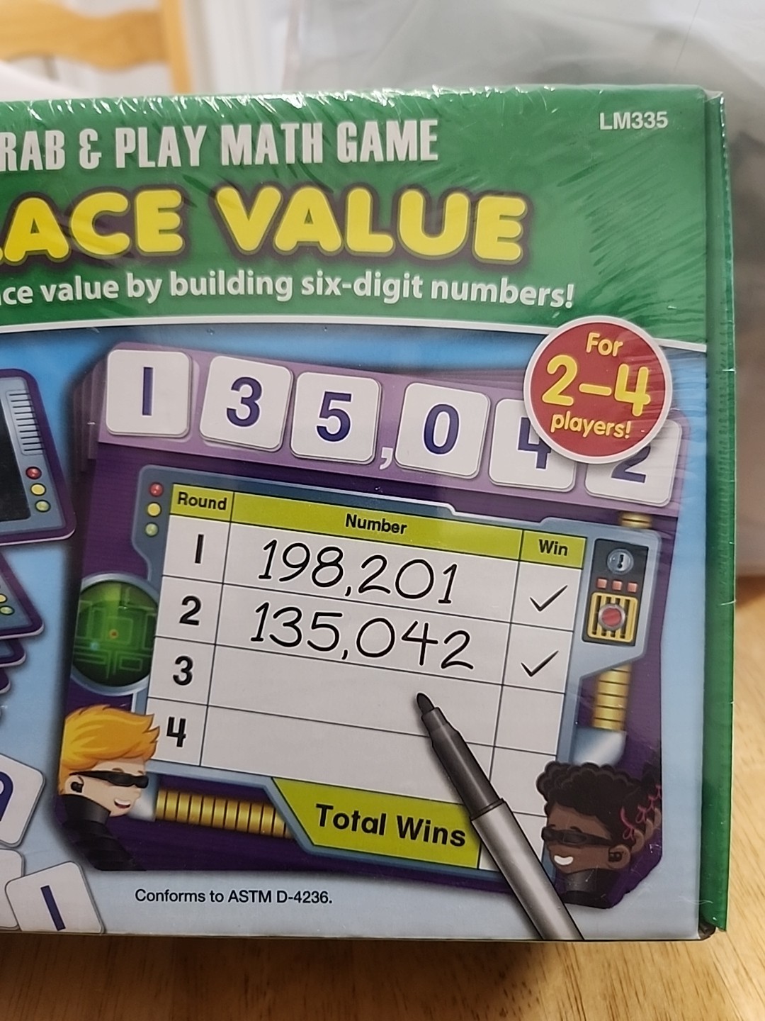 Lakeshore Place Value Grab & Play Game – Gr. 3-4