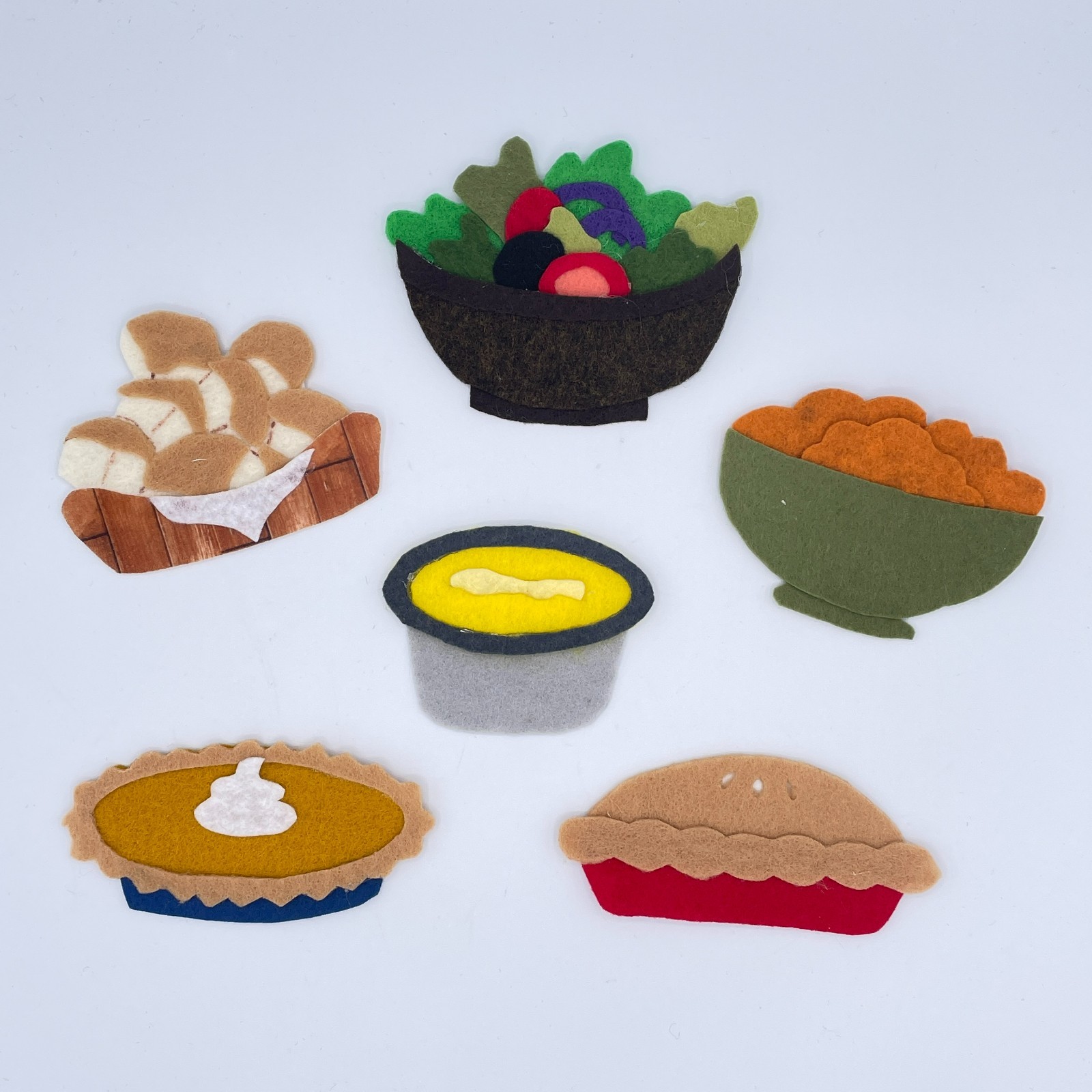 Thanksgiving Dinner Felt Story Set for Felt or Flannel Board Play