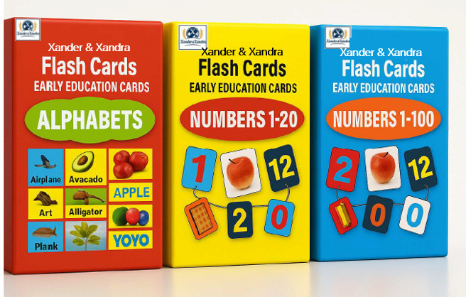 Numbers 1–100 Flash Cards – Durable, Waterproof Learning Cards for Kids