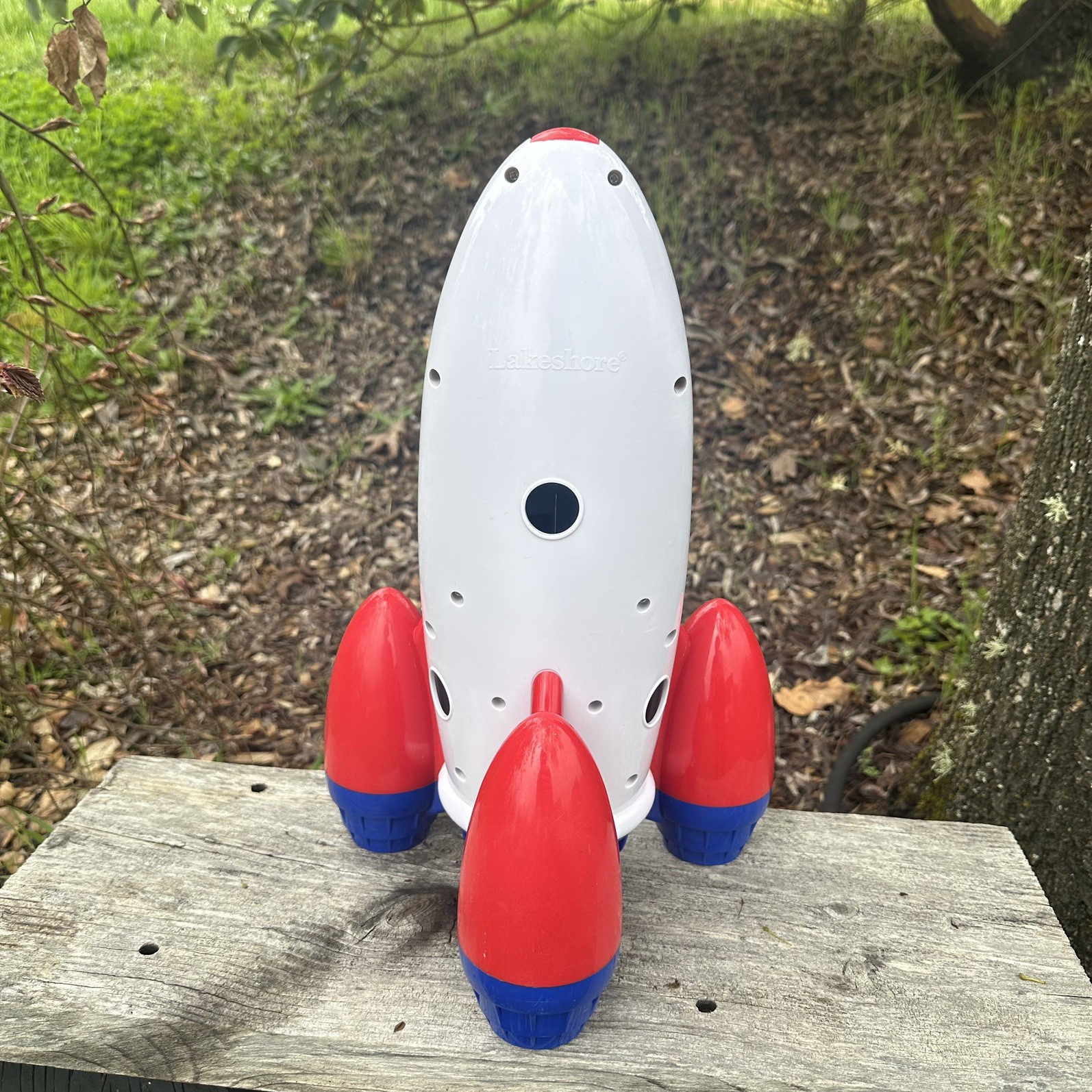 Lakeshore Learn & Play Explore Rocket Space Ship Toy With Astronauts And Rover