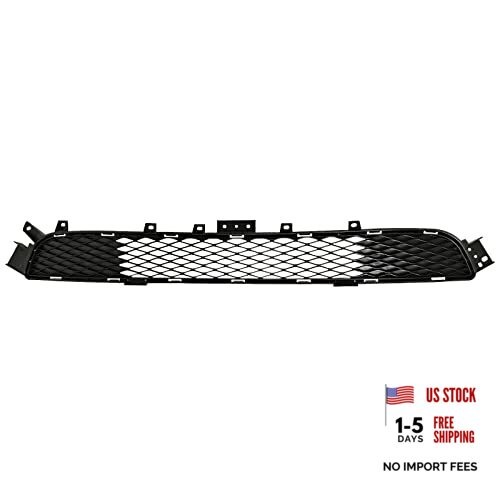 YLT AUTO Front Bumper Cover Lower Grille Cover Replacement Kit Black Guard
