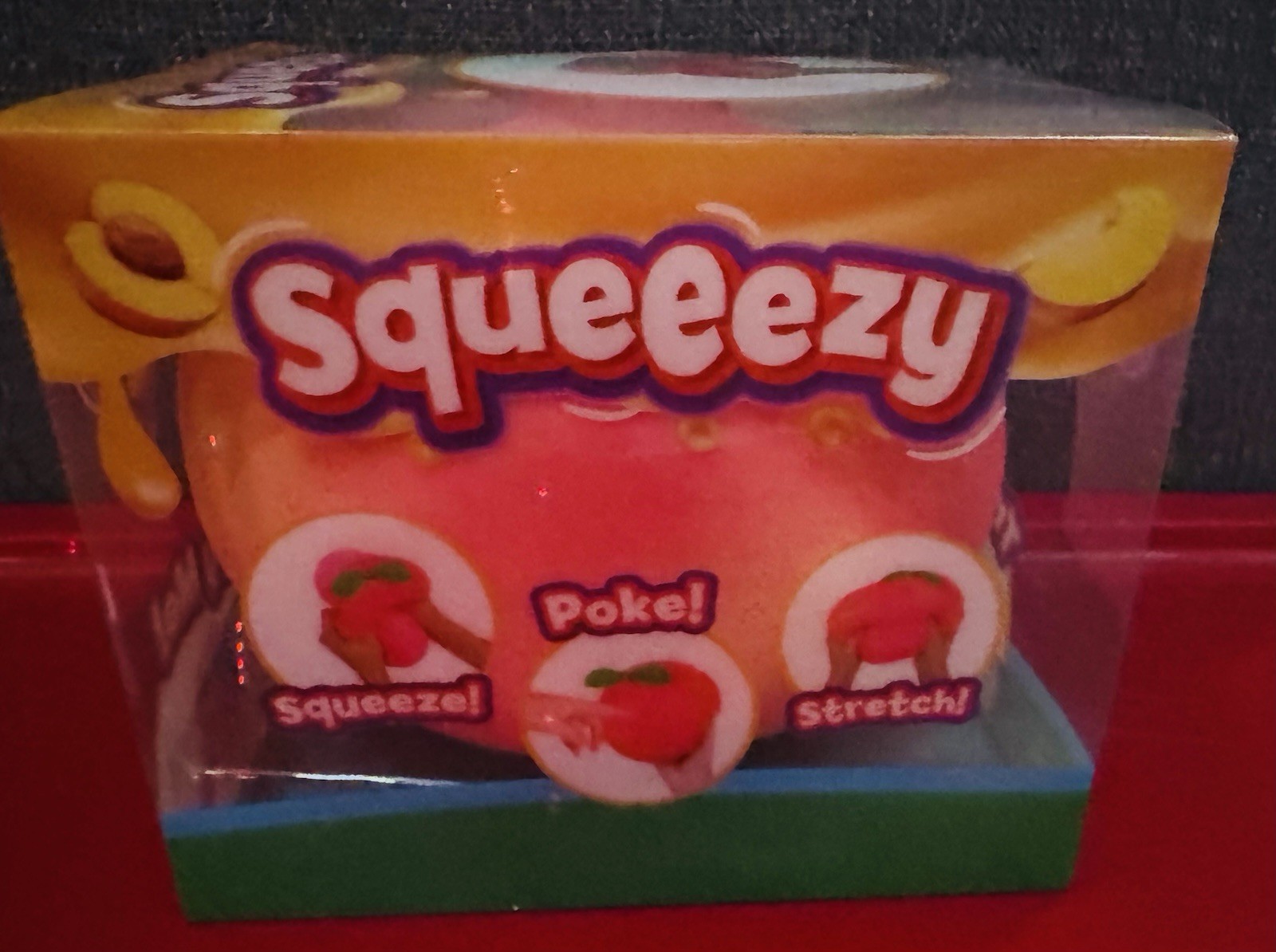 New Sunny Days Large Squeeezy Peach Squishy Toy Stress Relief