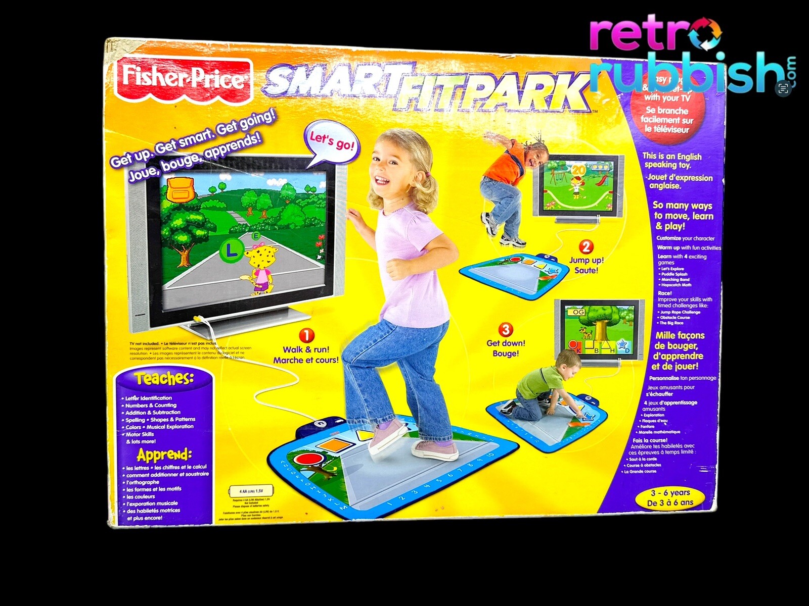 Fisher Price Smart Fit Park Kids Learning Interactive Activity Video Game Tested