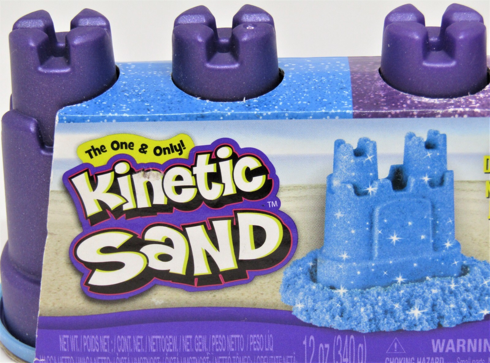 Kinetic Sand Shimmer brilliant 3 Pack Mold Build Play Castle Sand Pink/Blue/Purp