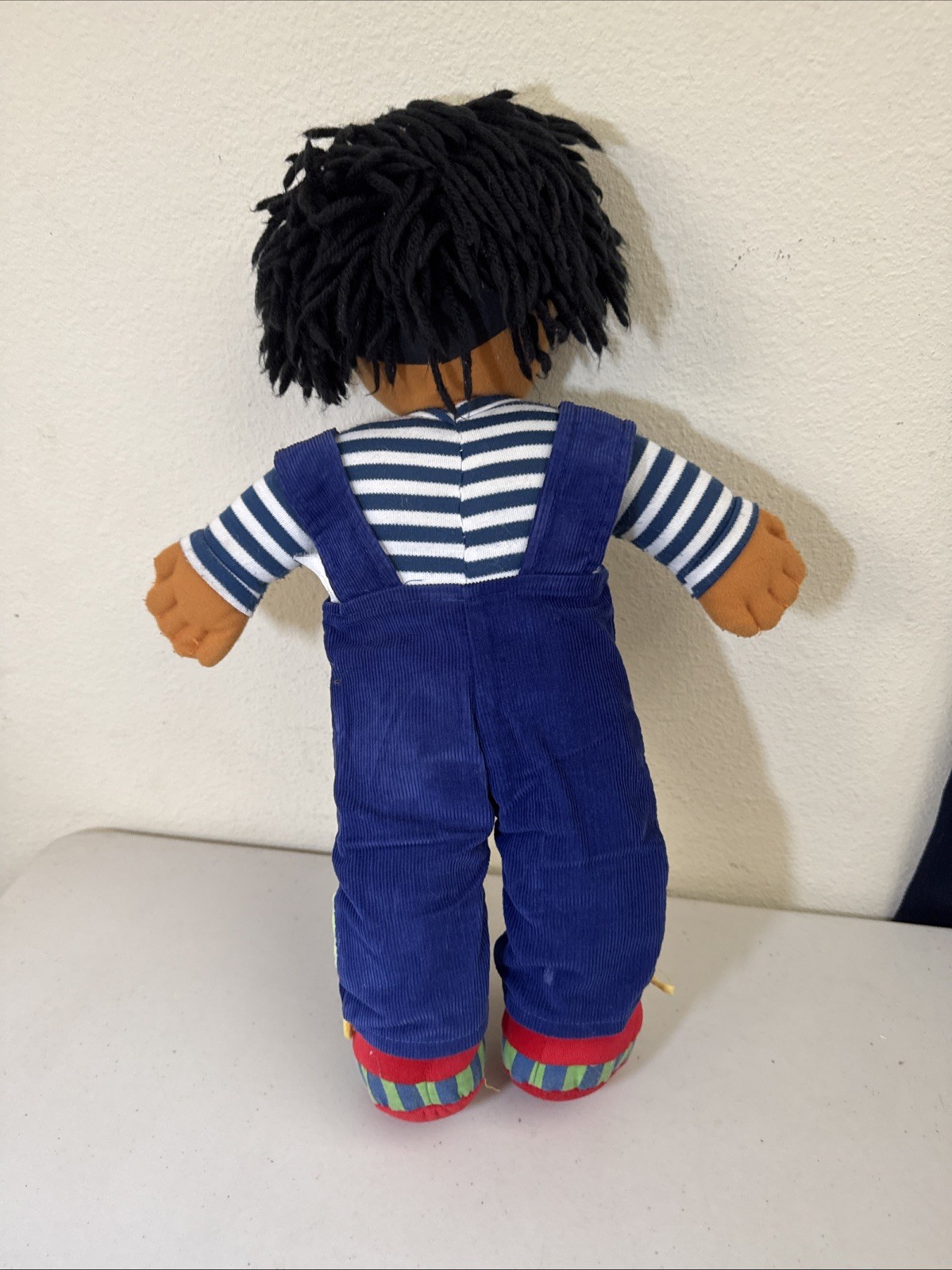Excellerations Boy Doll 18” Rag Doll Stuffed & Clothed for Learning To Dress