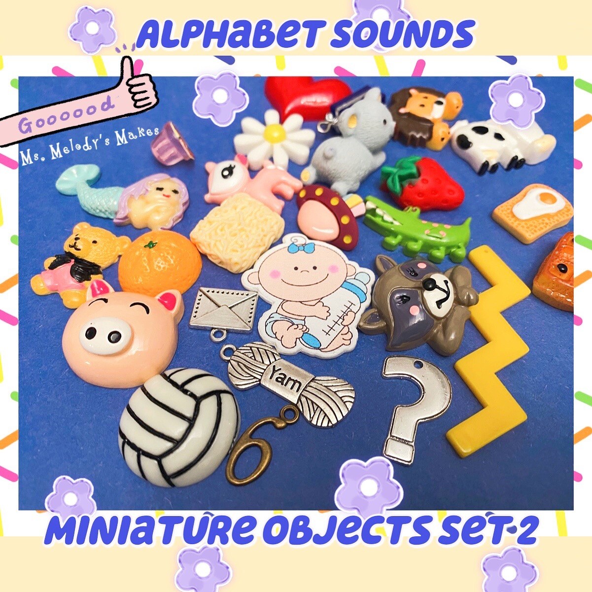 Set 2 Beginning Alphabet Initial Letter Sound Phonics Montessori Min Objects SLP