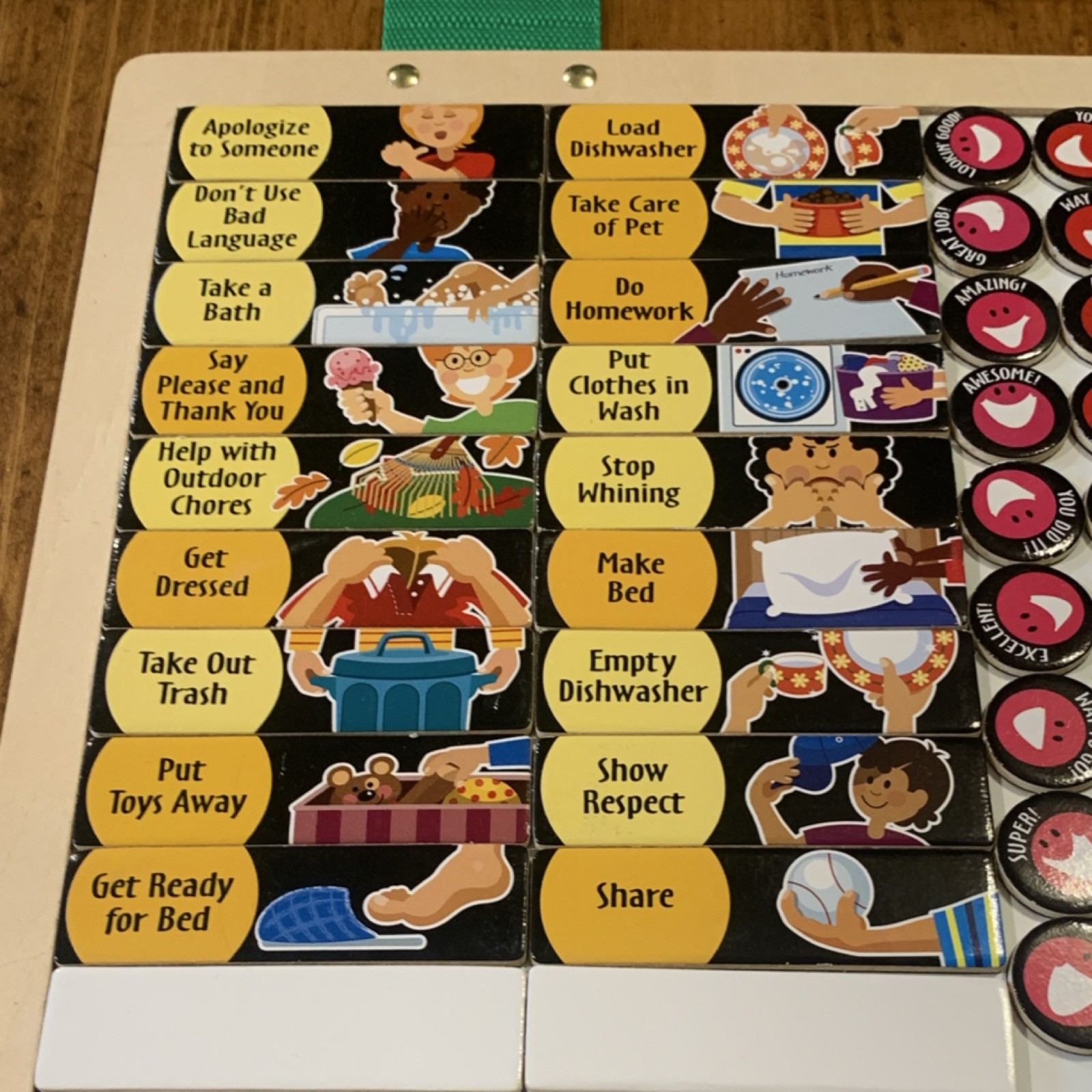 Melissa & Doug My Magnetic Responsibility Chart Educational Magnet Toy for Kids