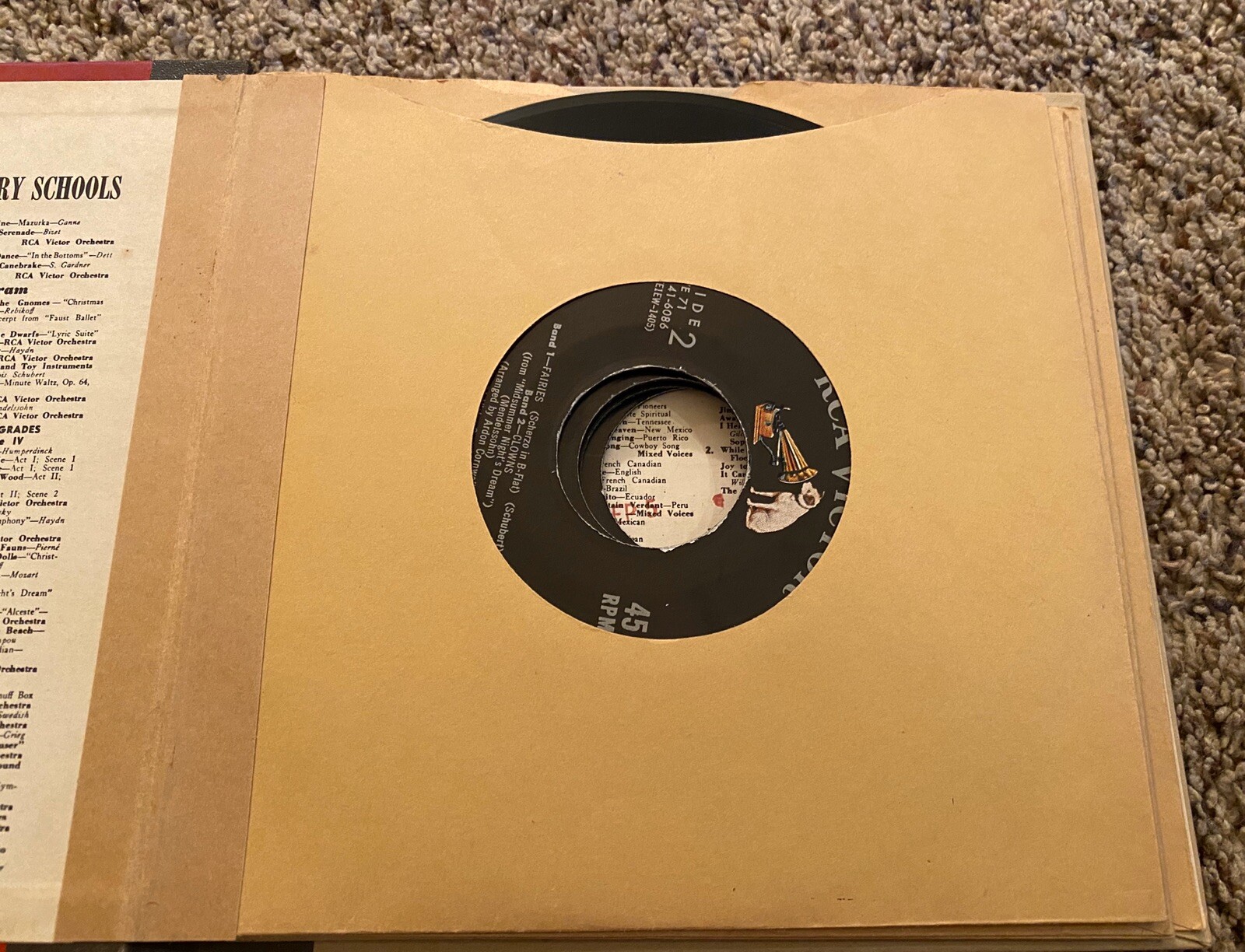RCA Victory Record Library For Elementary Schools Activities Volume 1