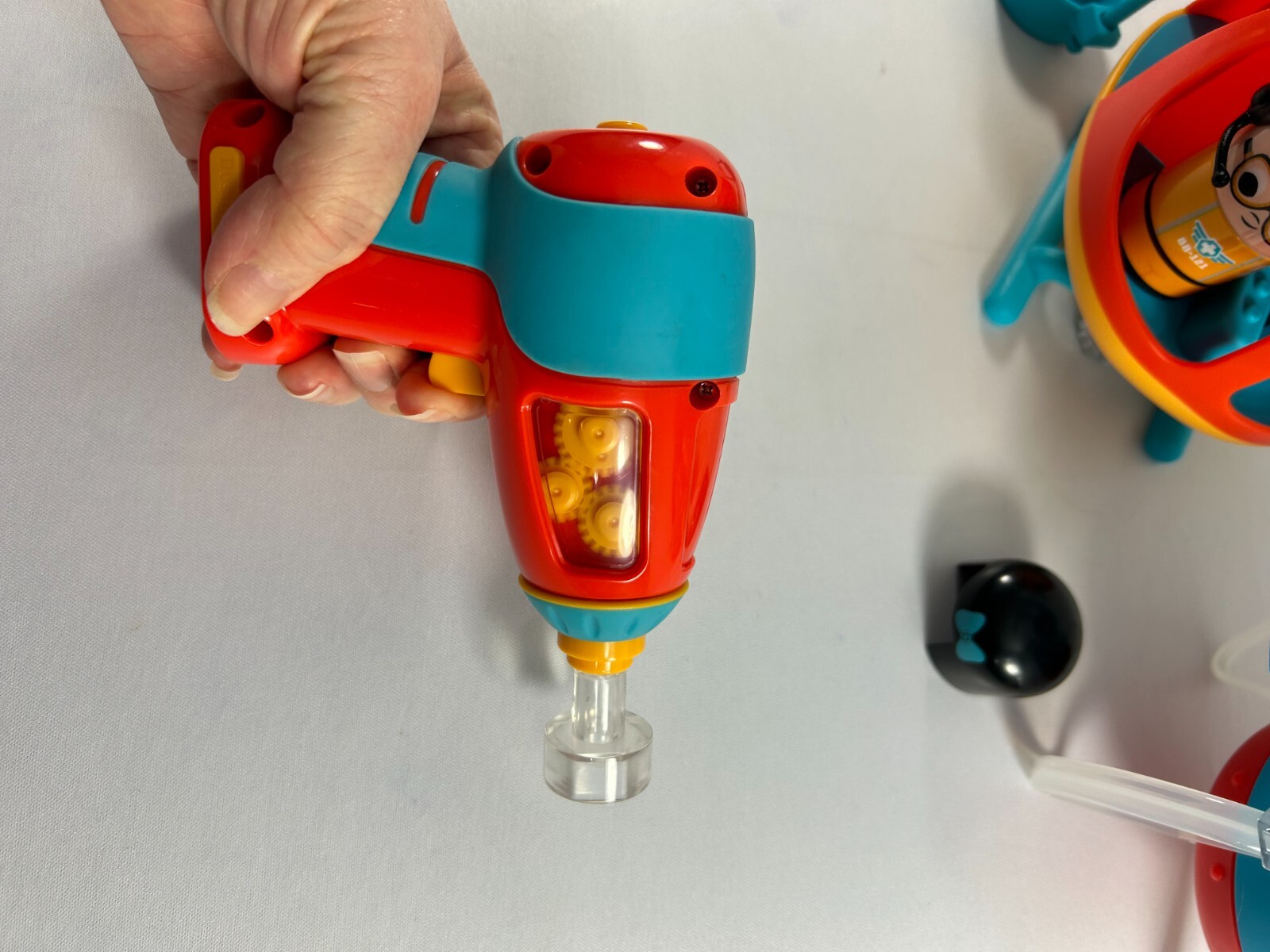 Design & Drill Rocket Helicopter Bolt Buddies Playset Toy Drill Building Works
