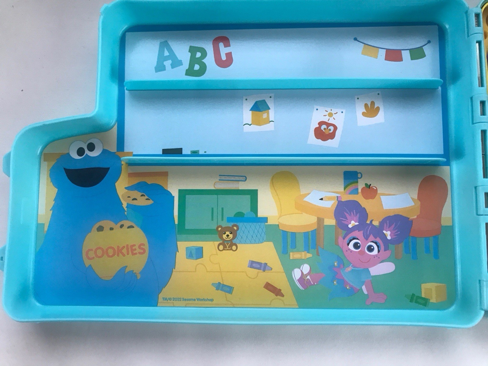 2023 Sesame St Elmo’s Learning Letters Bus Activity Board – Tested Batteries Inc