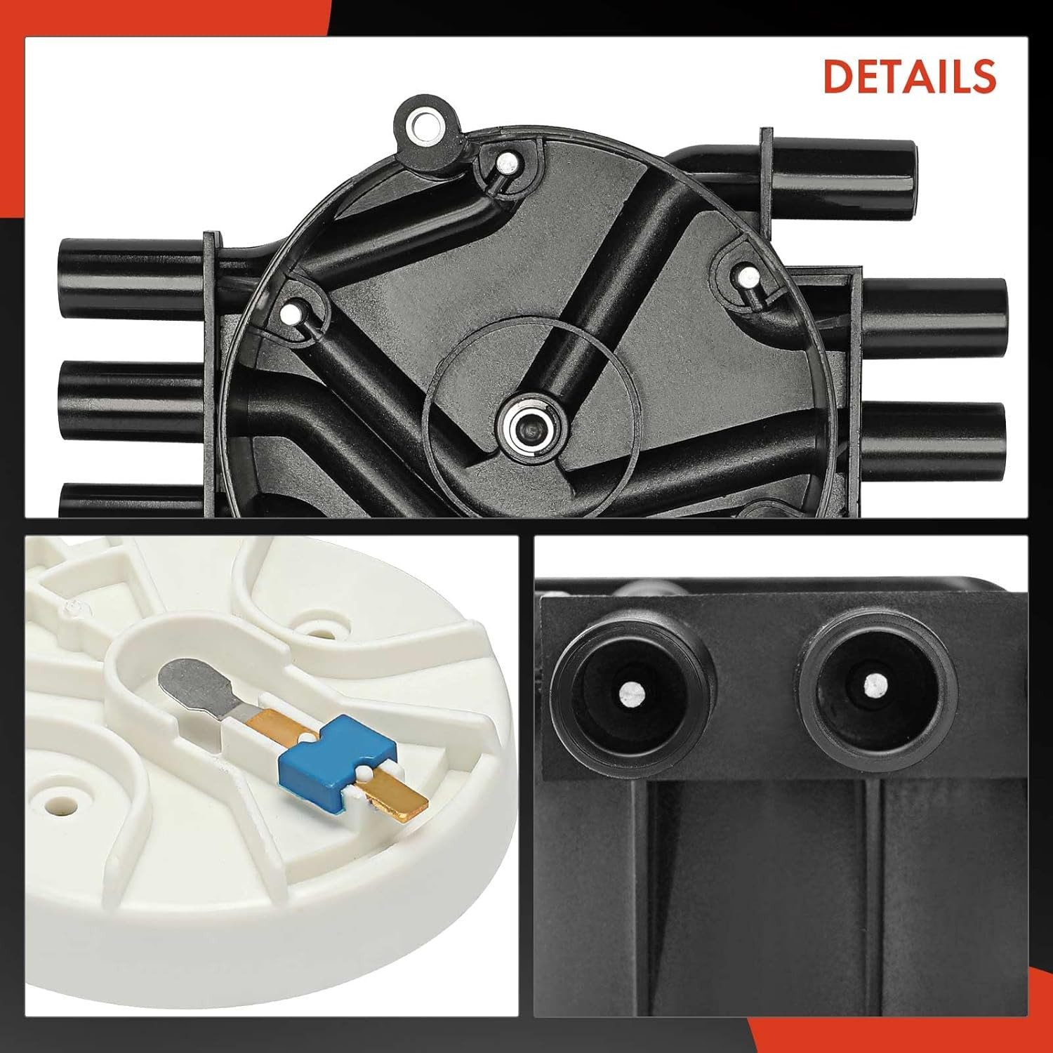 Ignition Distributor Cap Compatible with GMC, Chevy & Isuzu Vehicles