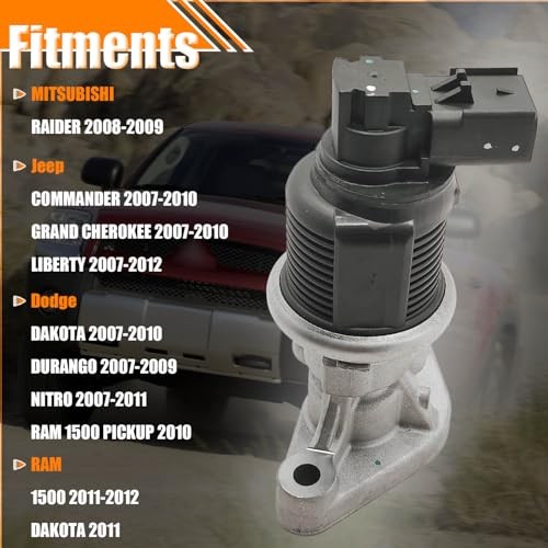 EGR Valve 53034192AA Replacement for 2008-2010 Dodge Dakota Durango Nitro RAM