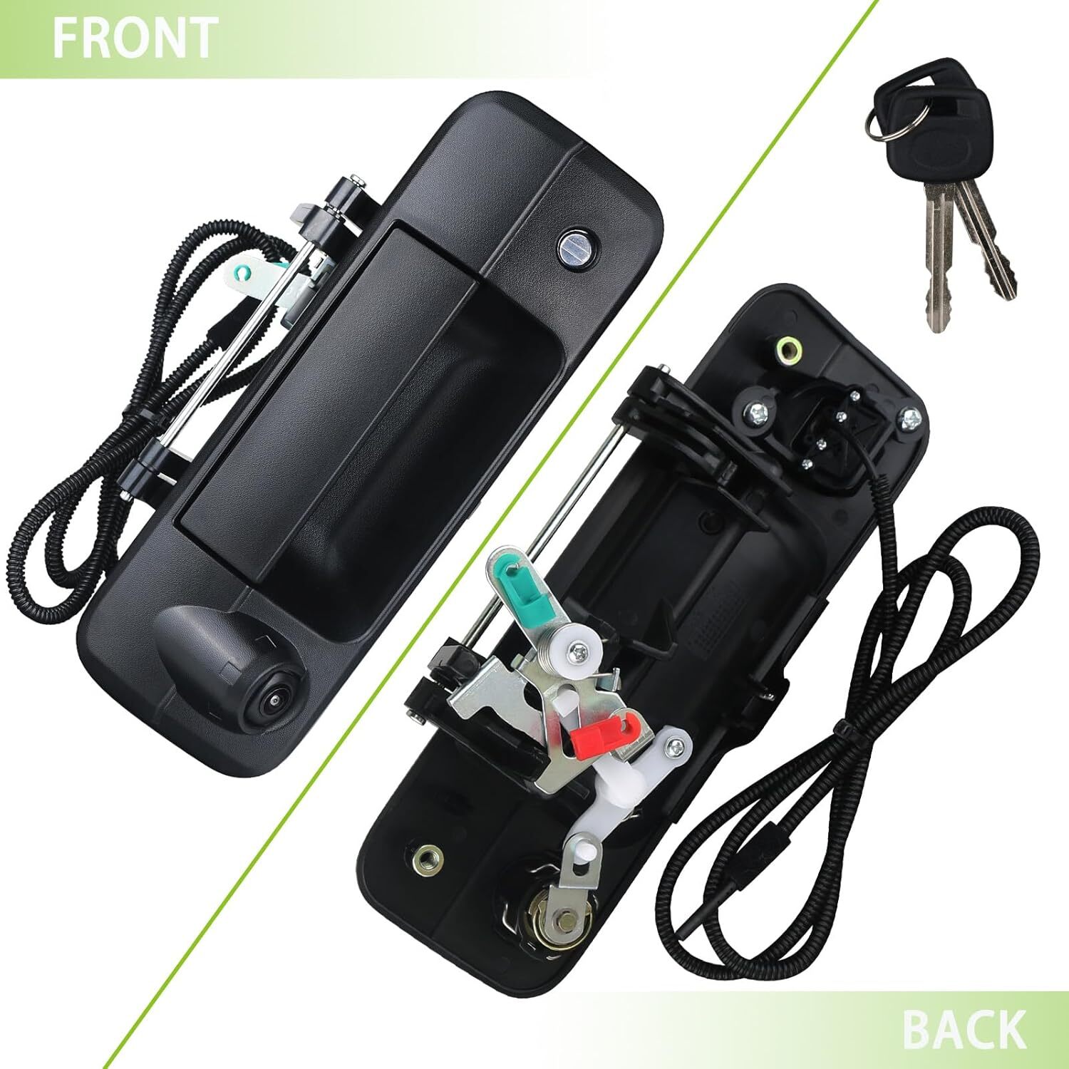 Backup Camera Tailgate Handle Rear View Camera Liftgate Latch Handle with Key