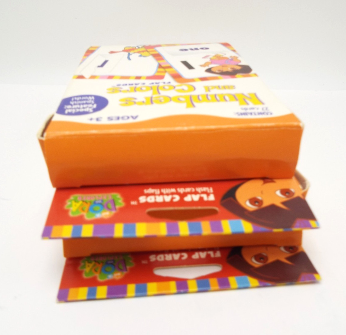 Dora the Explorer Numbers and Colors & Things Outside Words Flashcards W/Flaps
