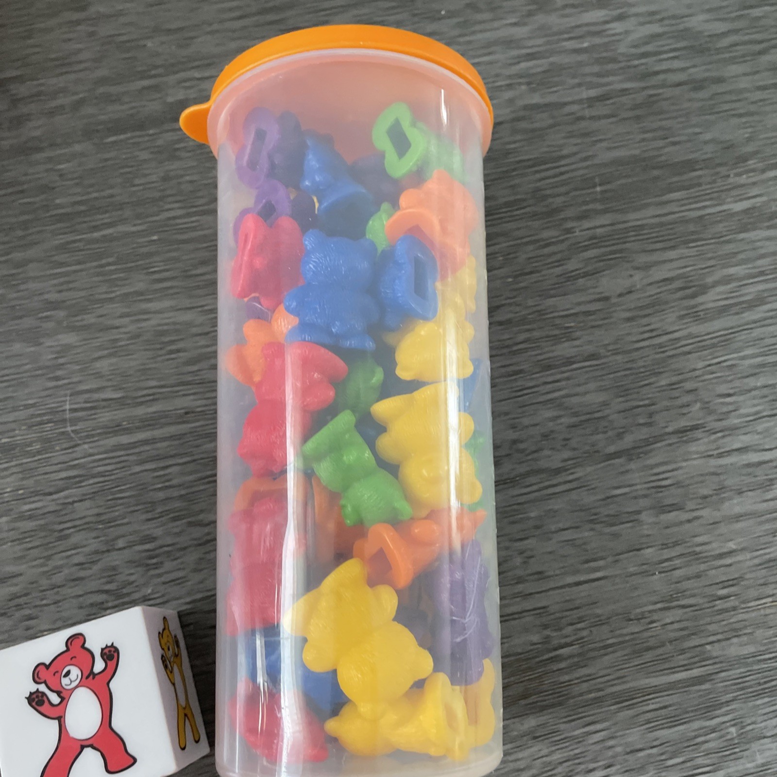 Skoolzy Counting Bears Set – 70 Pc Color Sorting Sensory Toys for Toddlers 3-4