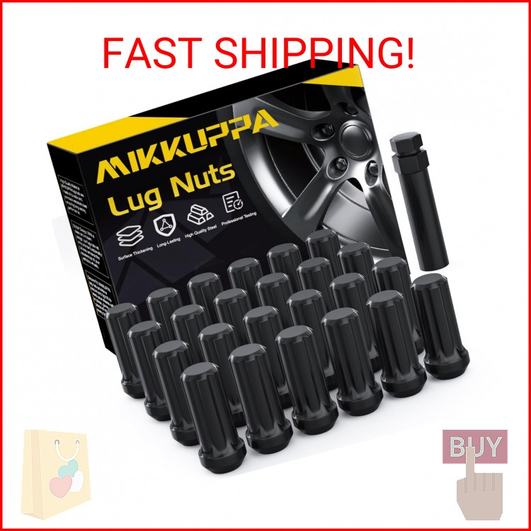 MIKKUPPA 24PCS M14x1.5 Lug Nuts – Replacement for Chevy Silverado 1500 Suburban