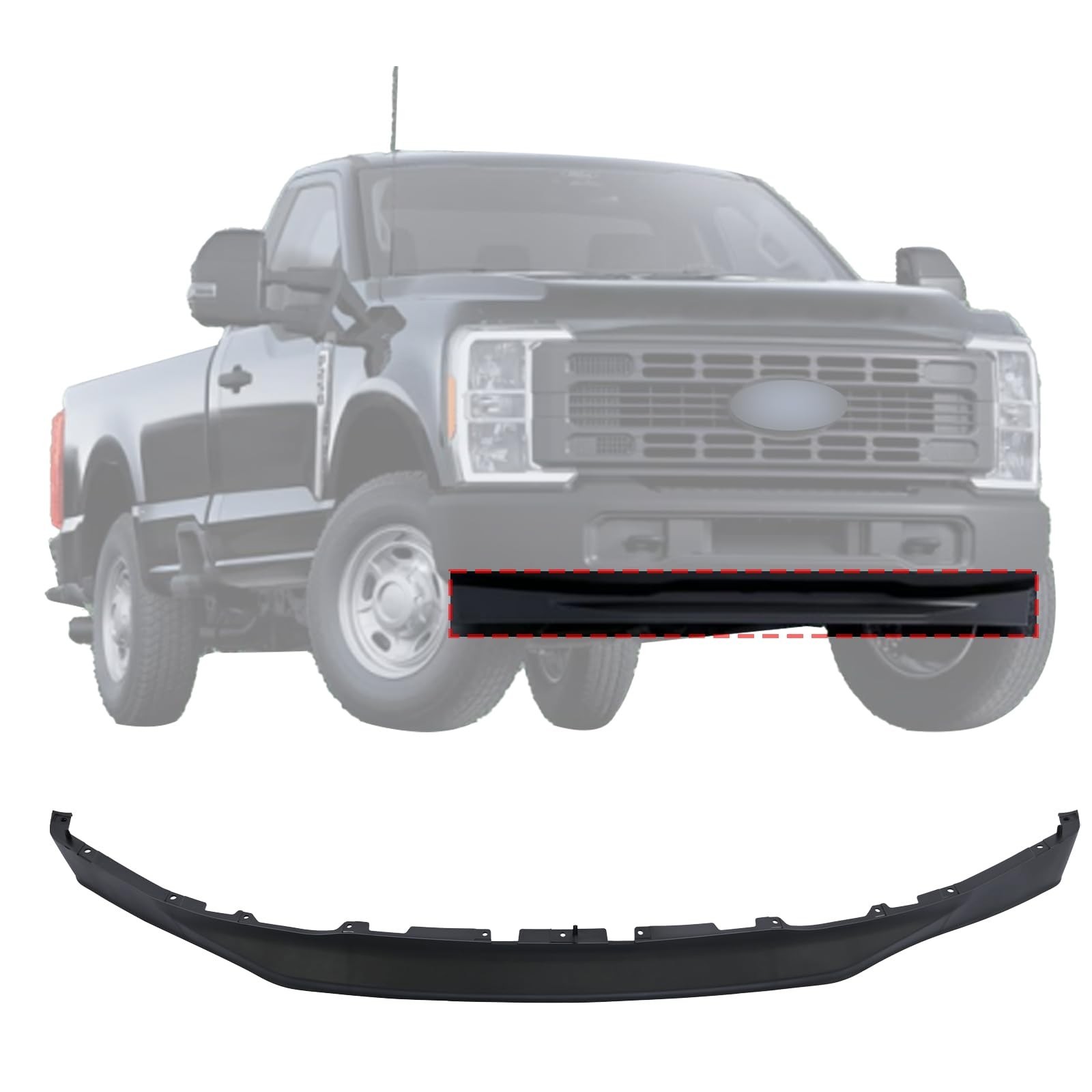 4.29 inches Front Bumper Lower Valance Panel PC3Z-17626-BA PC3Z17626BA Compat…
