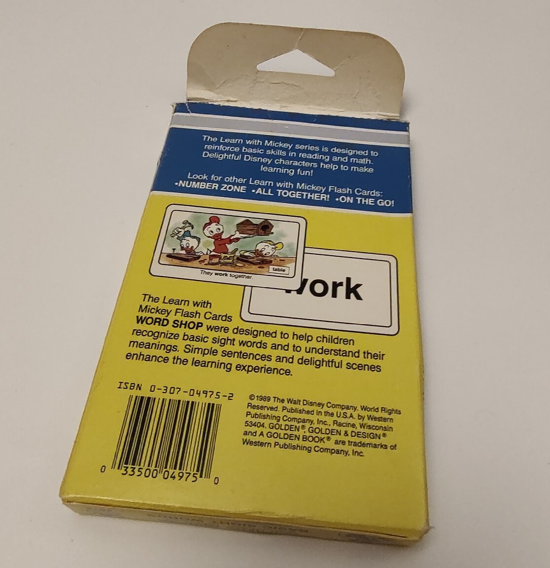 Vintage GOLDEN STEP AHEAD Phonics Flash Cards (1989)