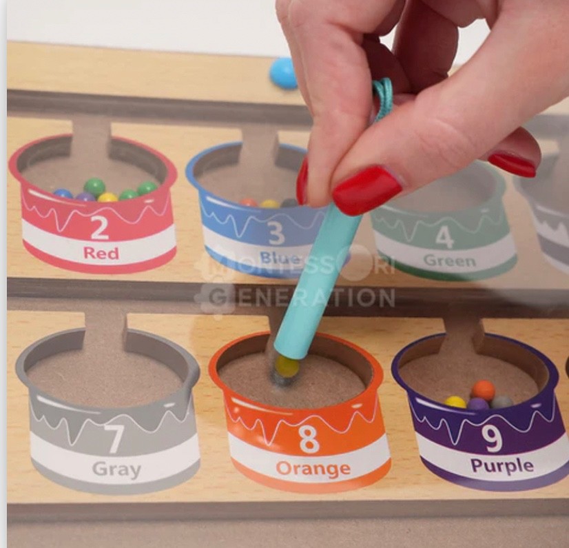 ( NEW ) Montessori Method Preschooler’s Maze( age 3+ ) children’s education