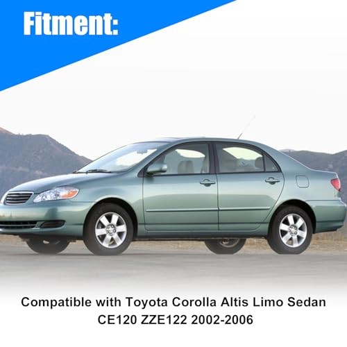 FZJDSD Front Rear Door Glass Run Channel Felt Compatible with Toyota Corolla