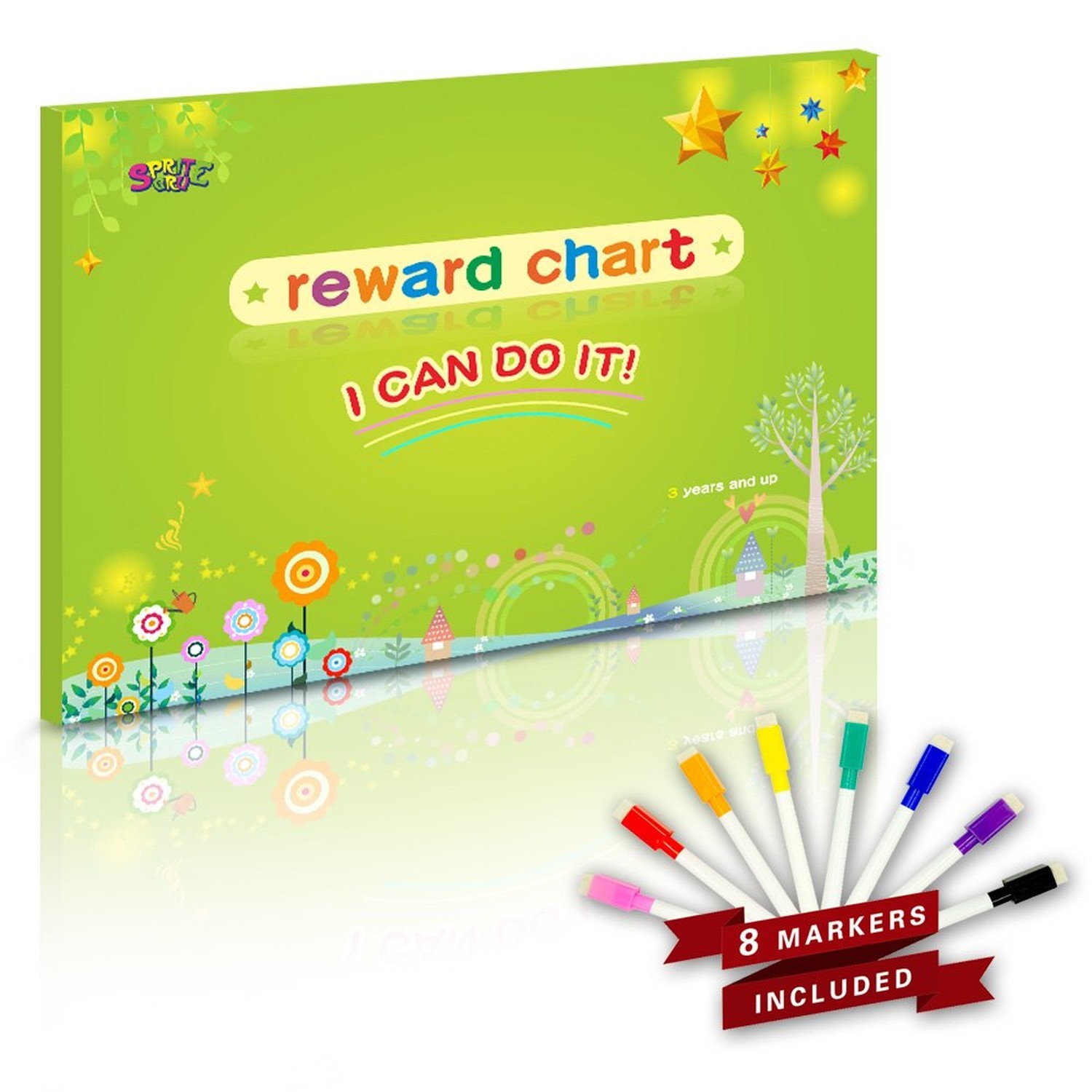 Magnetic Reward Behavior Star Chore Chart for One or Multiple Kids, Includes …