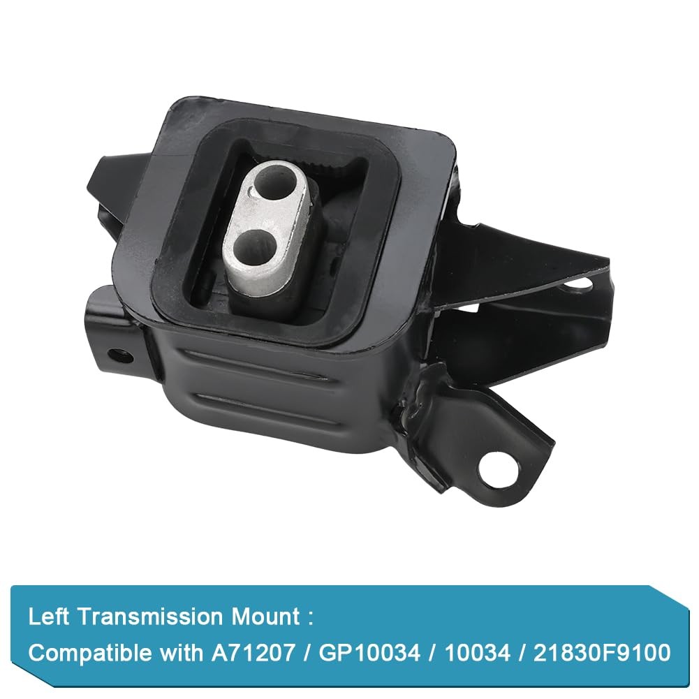 JDMON 2PCS Engine Motor Transmission Mount Replacement for 2017-2019 Black