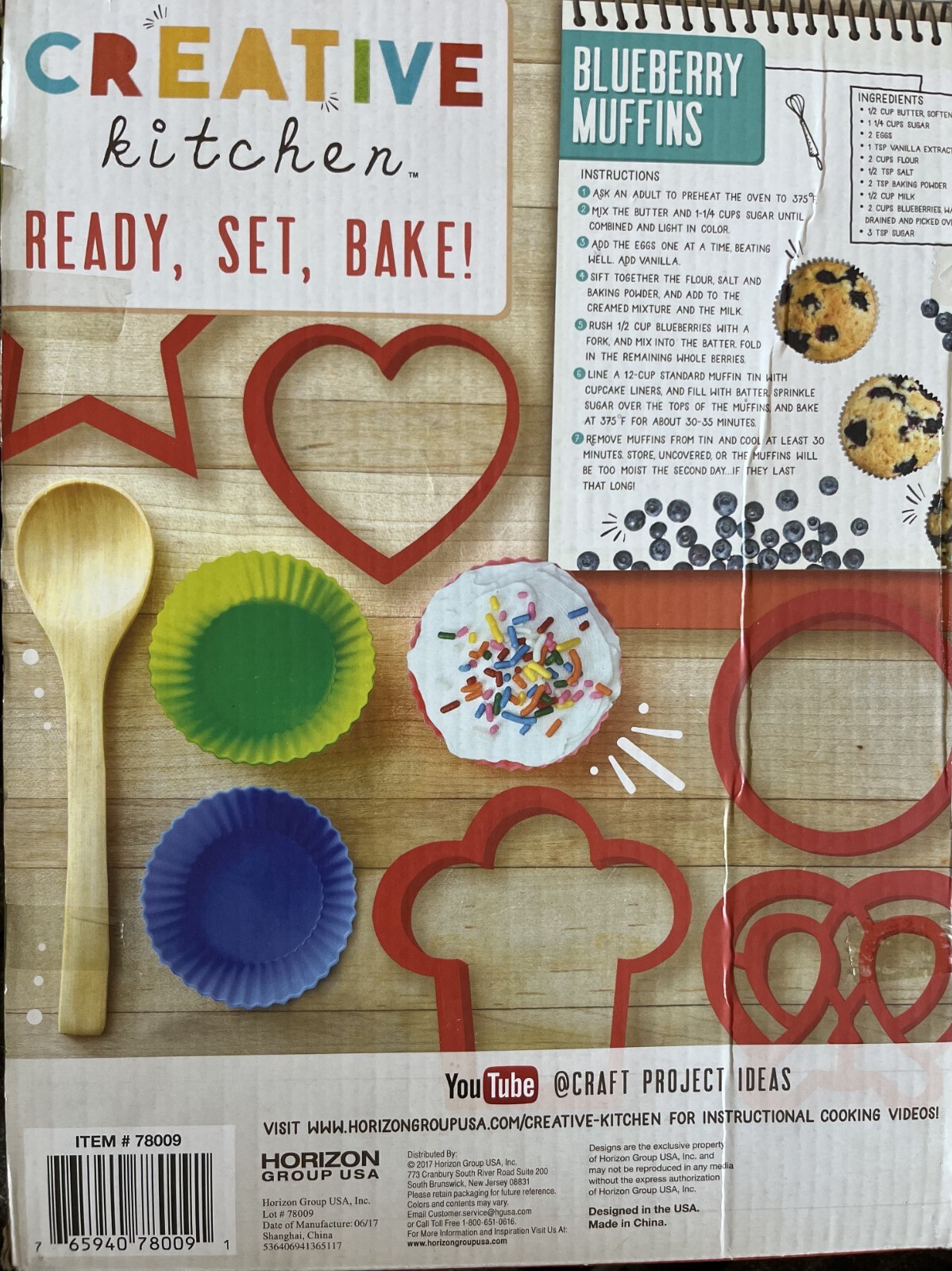 CrEATive Kitchen Kids Ready Set Bake Youtube Cooking Videos Recipes BPAFree 10PC