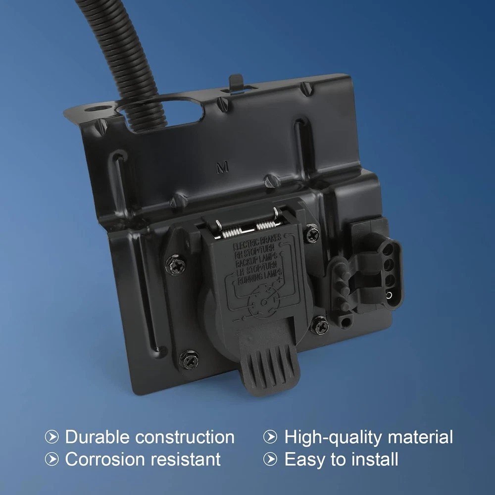 4 & 7 Pin Trailer Tow Wiring Harness Plug Fit for 1999-2001 Ford F250 F3