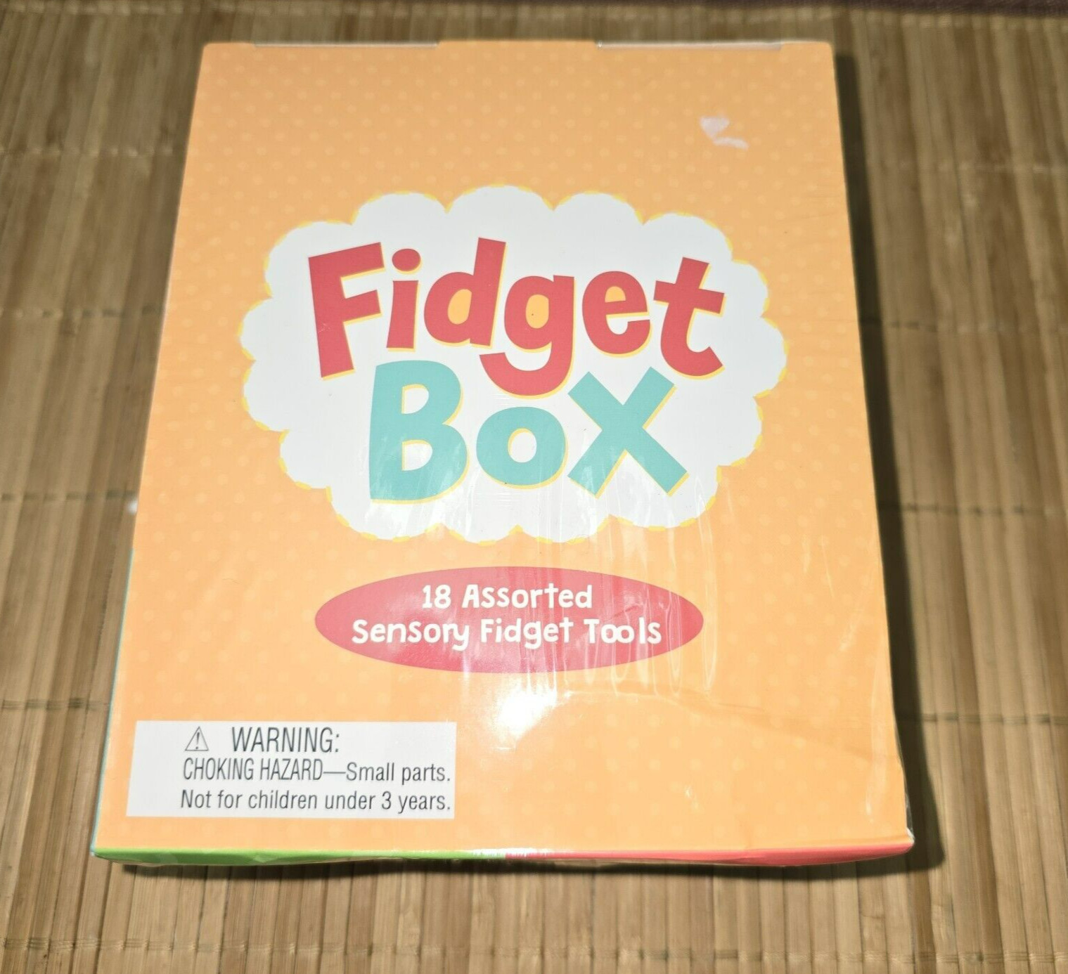 Teacher Created Resources Fidget Box 18 Pieces Stretch Pull Twist Squeeze Quiet!